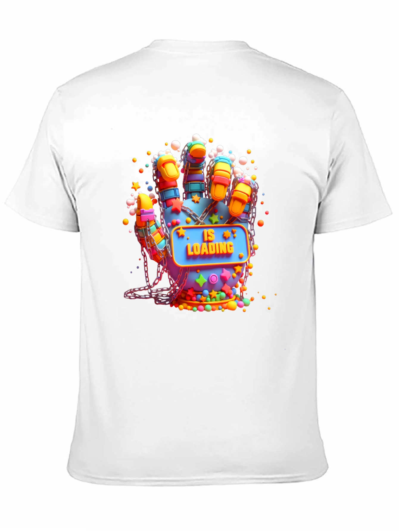 Loading Hand Graphic Tee - Unique Design