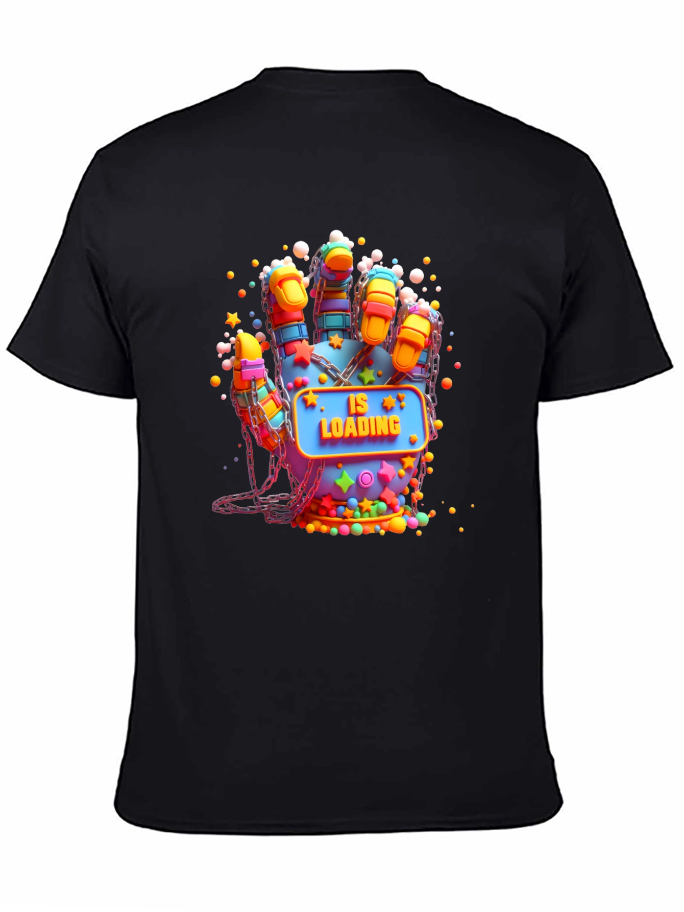 Loading Hand Graphic Tee - Unique Design