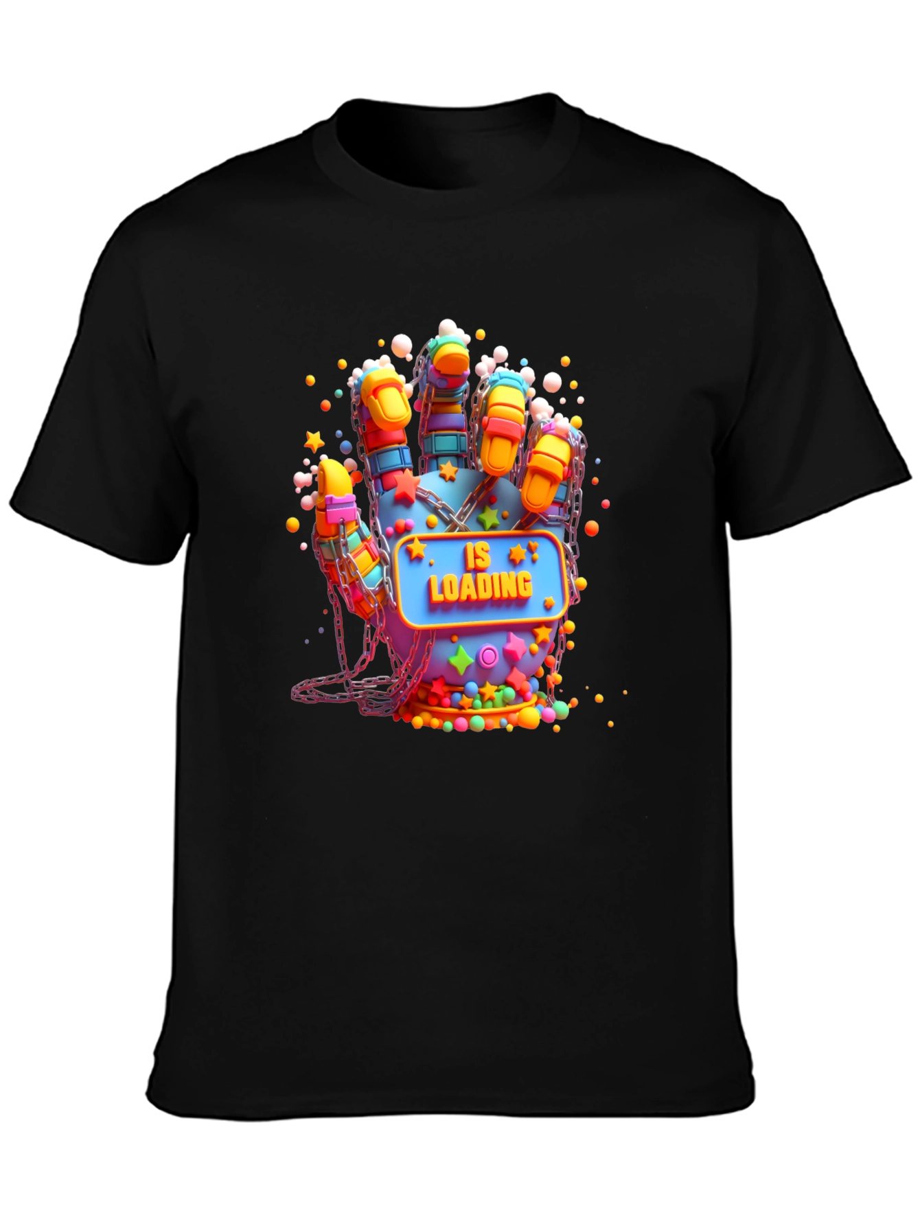Loading Hand Graphic Tee - Unique Design