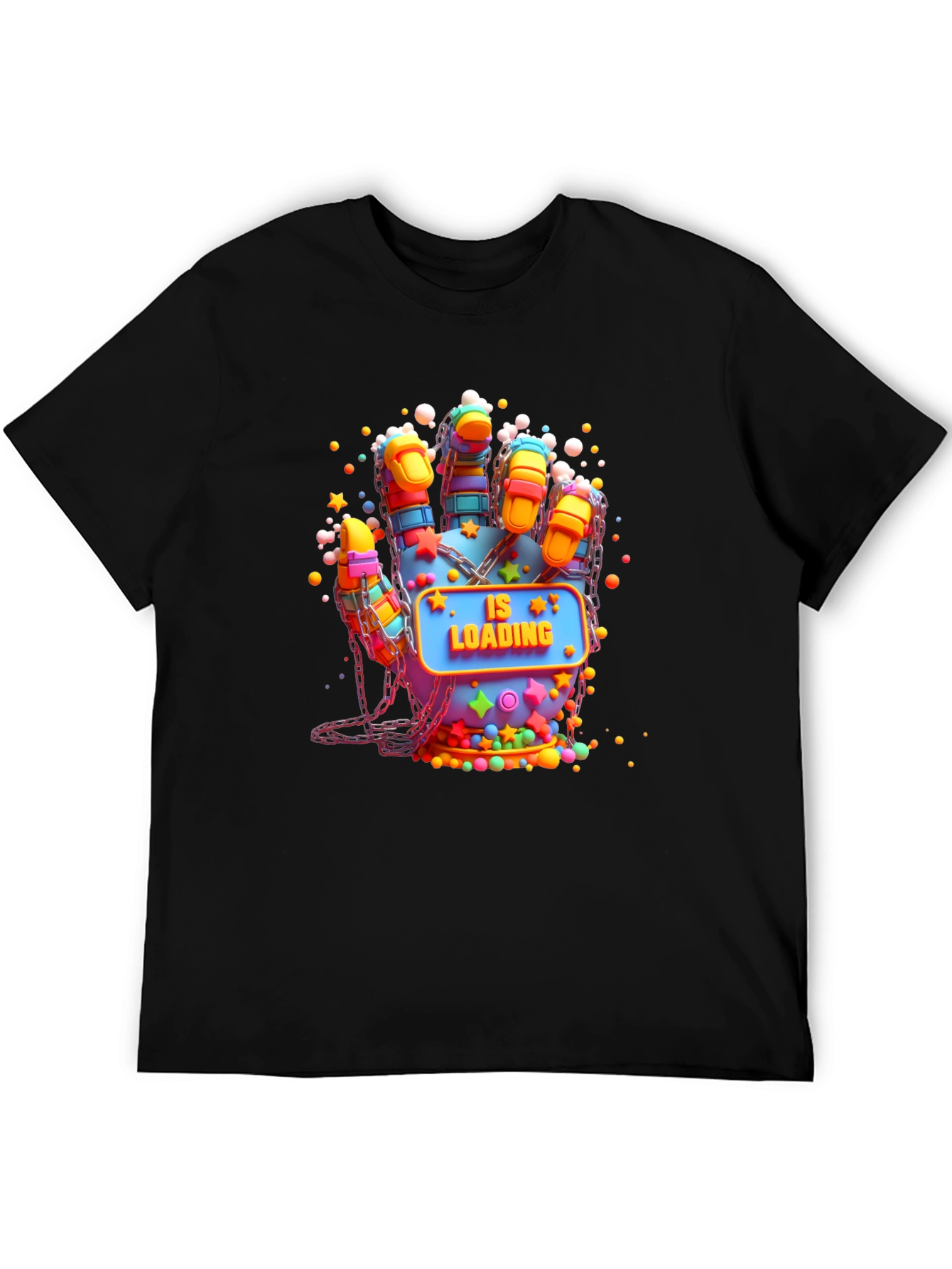 Loading Hand Graphic Tee - Unique Design