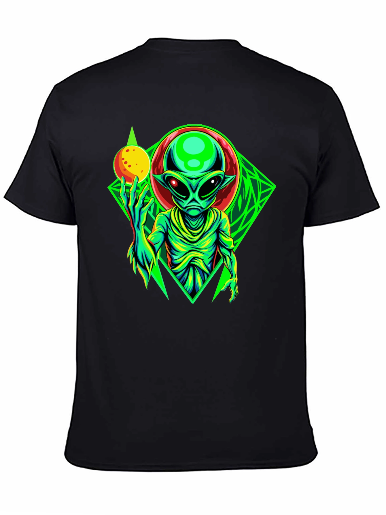 Alien Graphic Tee - Mens Black T-Shirt