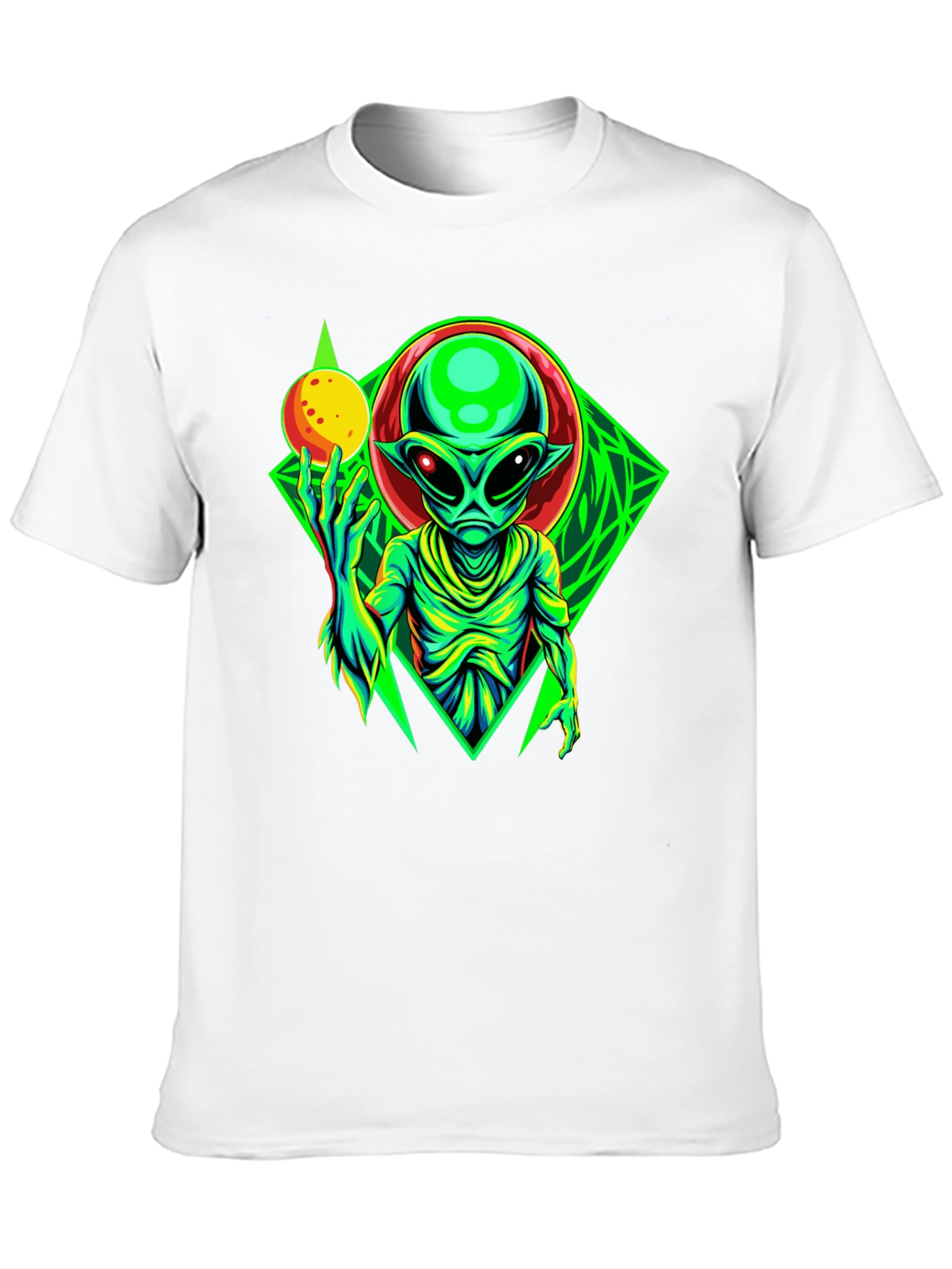 Alien Graphic Tee - Mens Black T-Shirt