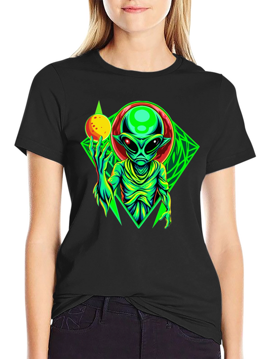 Alien Graphic Tee - Mens Black T-Shirt