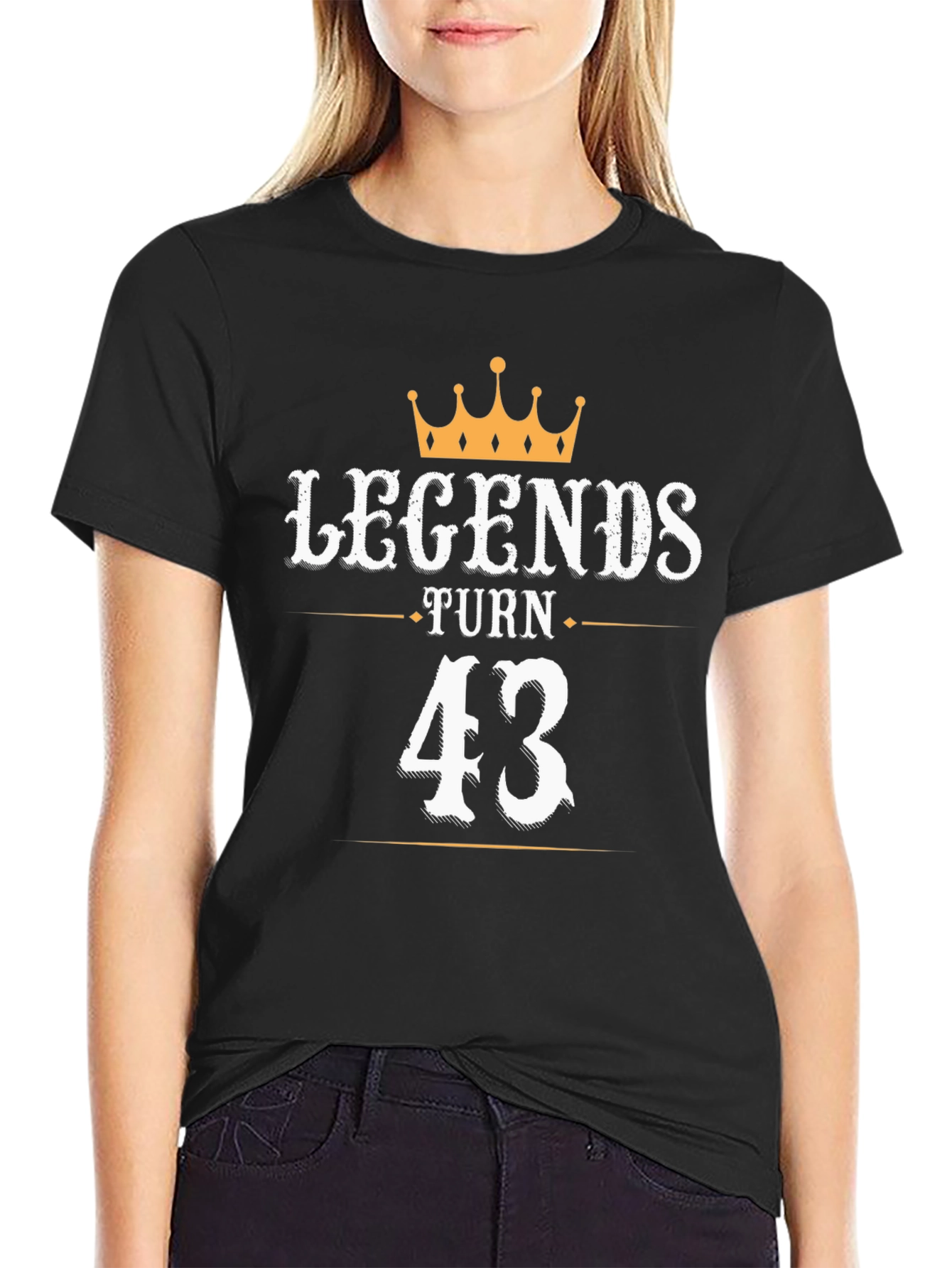 Legends Turn 43 T-Shirt | Birthday Gift