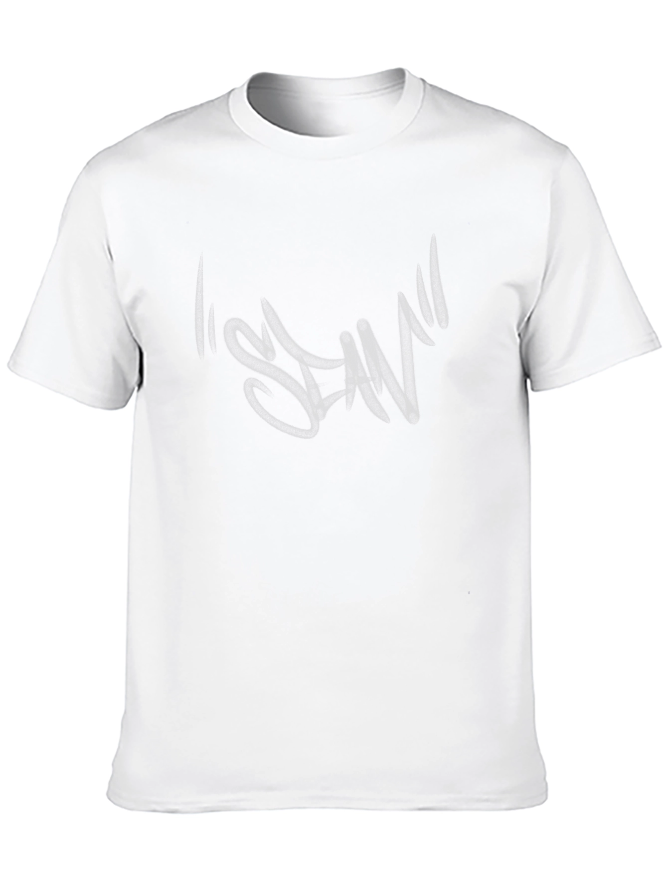 Abstract Graphic Black T-Shirt