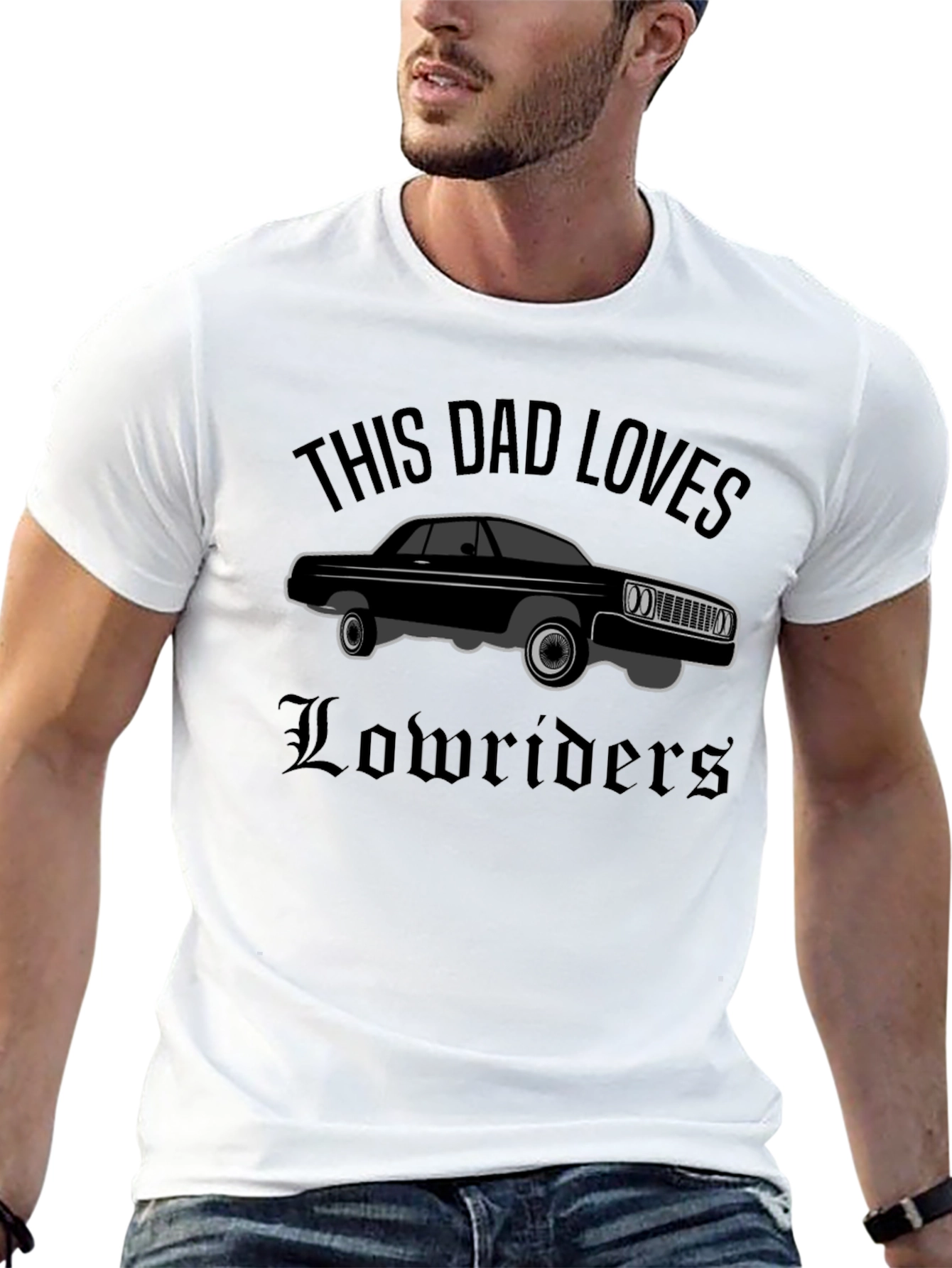 This Dad Loves Lowriders T-Shirt - Classic Car Tee