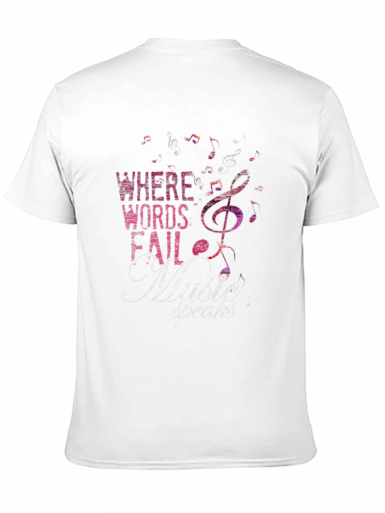 Music Speaks Graphic T-Shirt