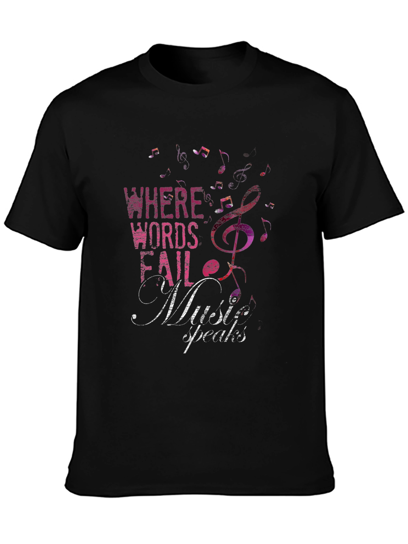 Music Speaks Graphic T-Shirt