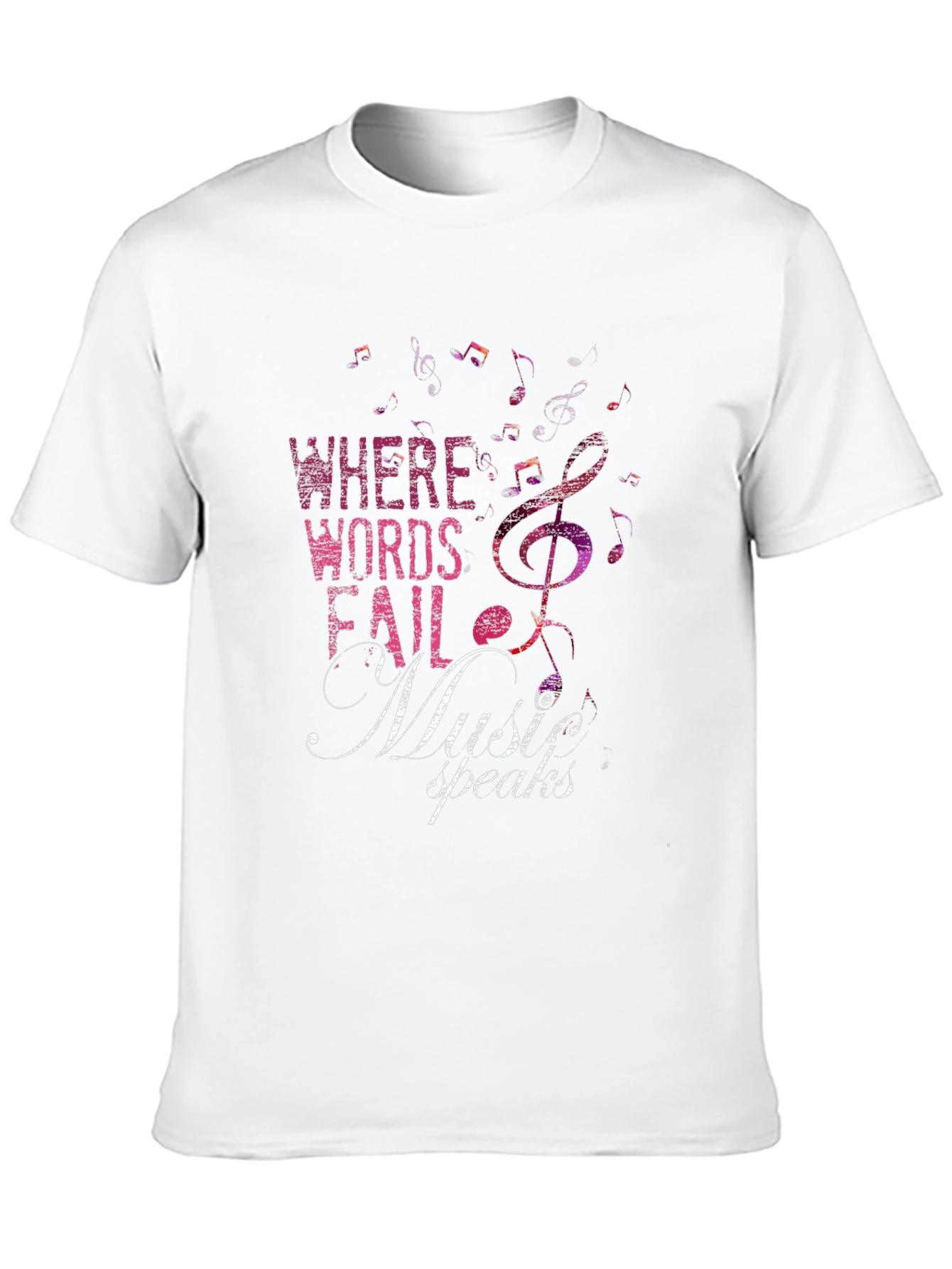 Music Speaks Graphic T-Shirt
