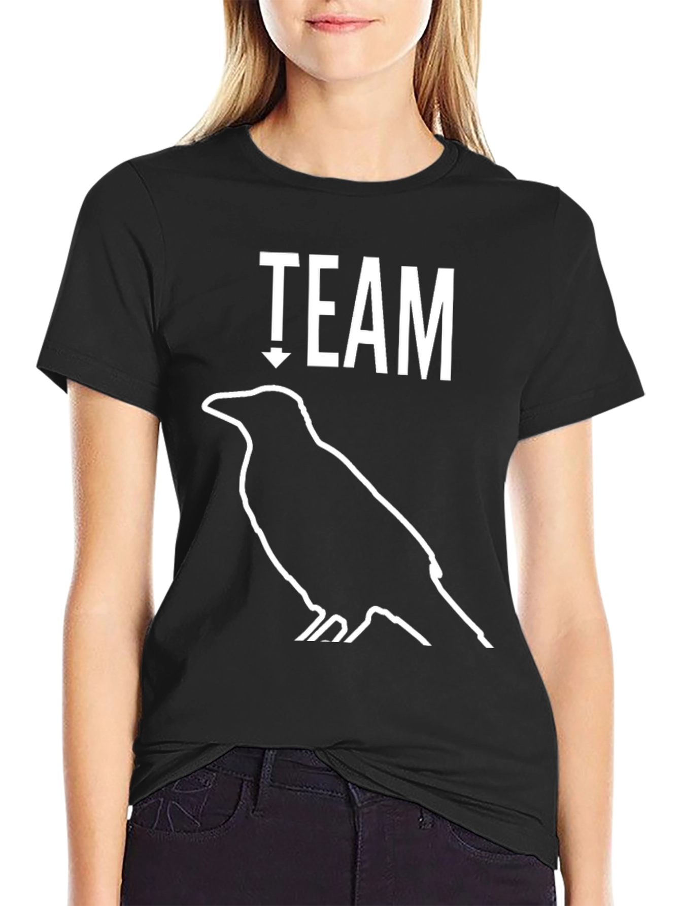 Team Raven Funny Bird T-Shirt