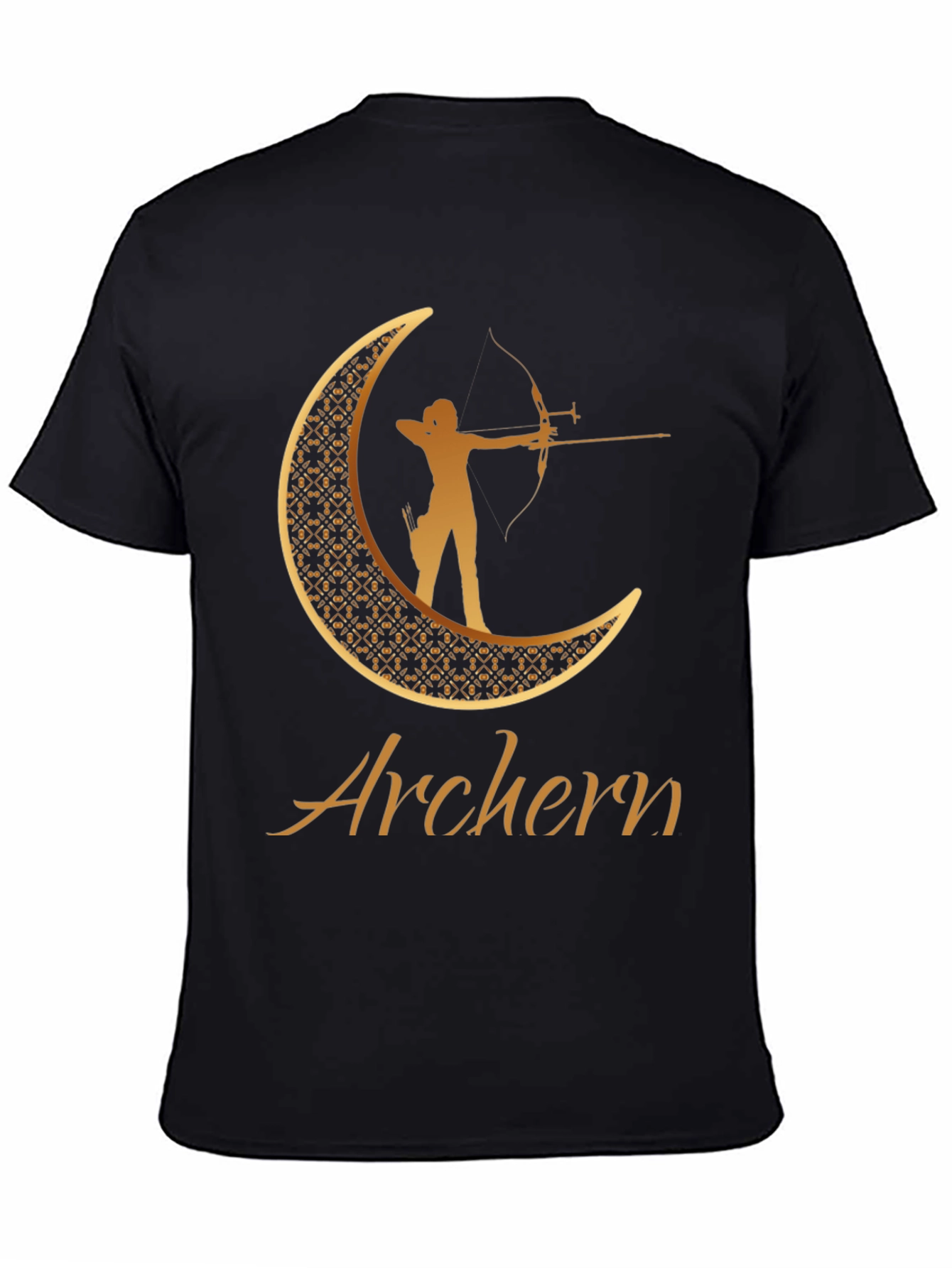 Archer Moon Graphic Tee - Golden Design