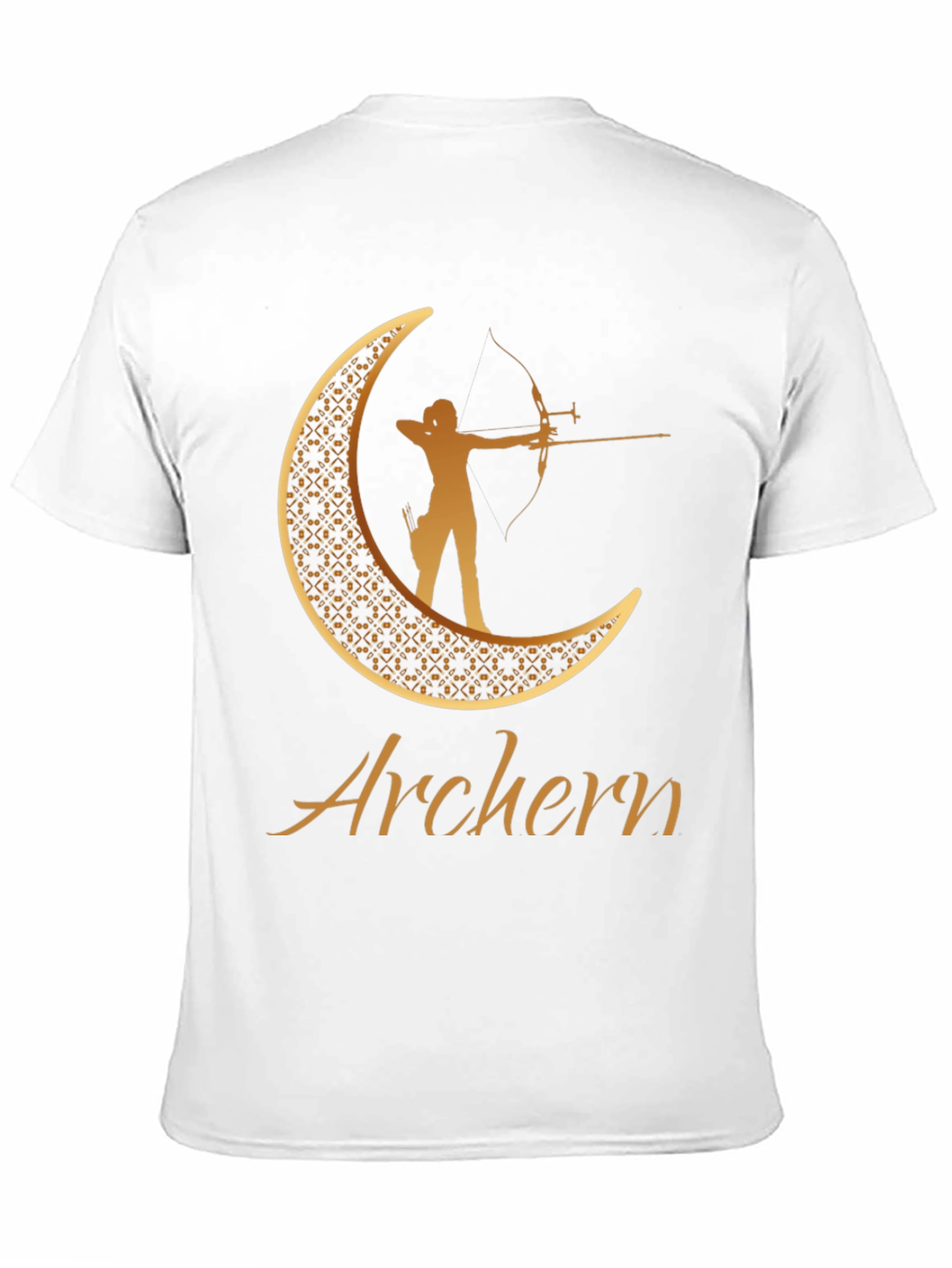 Archer Moon Graphic Tee - Golden Design