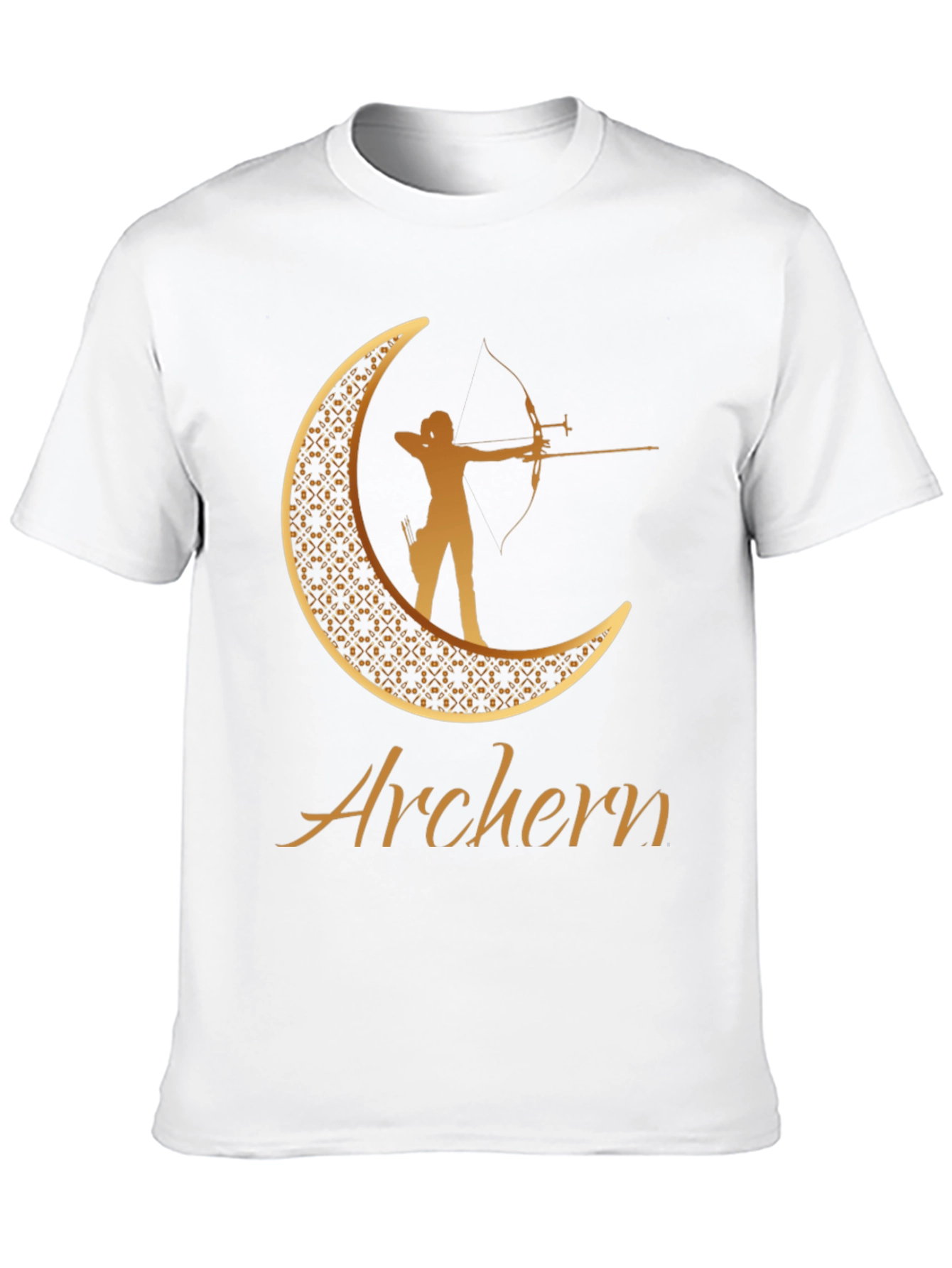 Archer Moon Graphic Tee - Golden Design