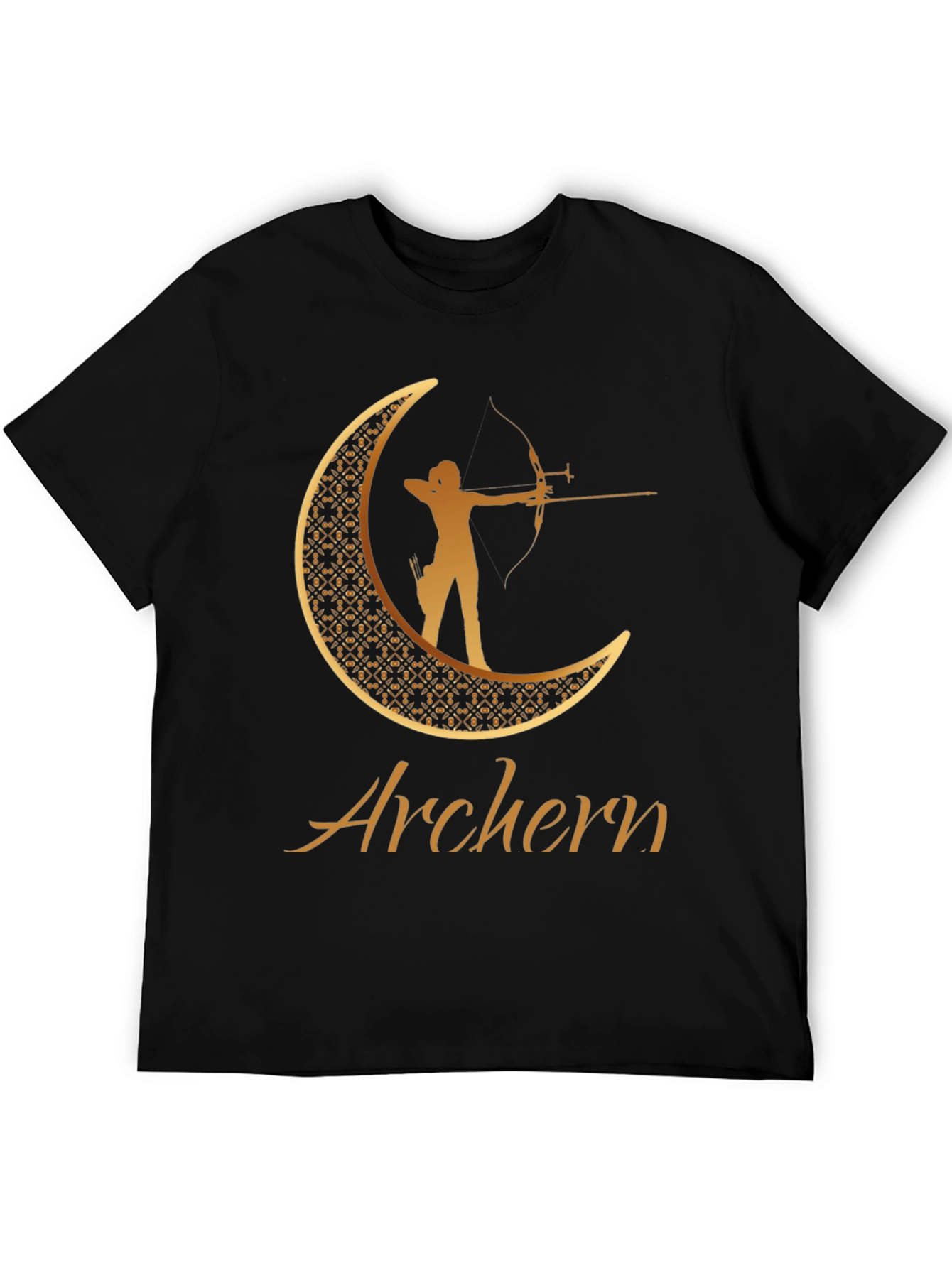 Archer Moon Graphic Tee - Golden Design