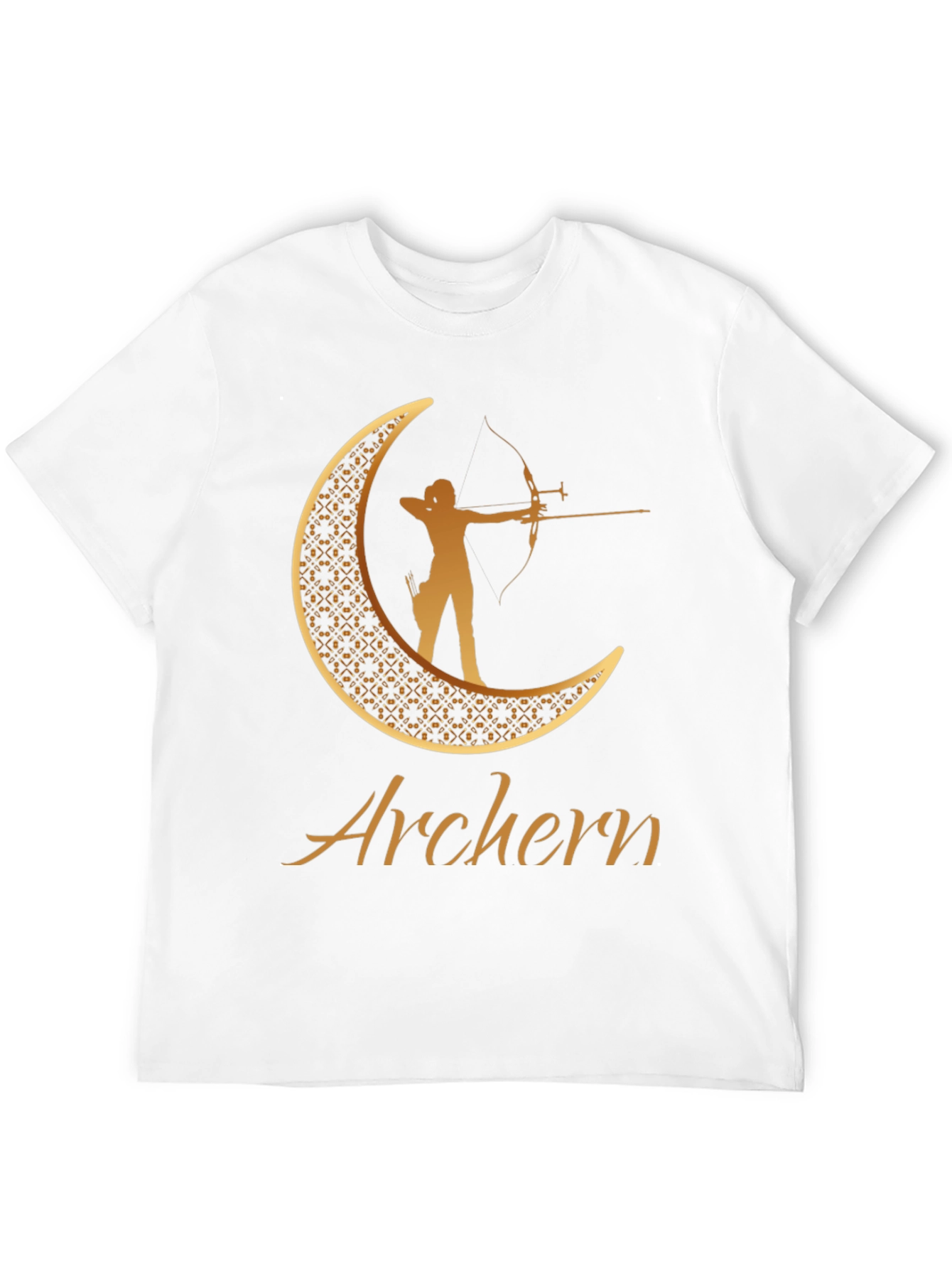 Archer Moon Graphic Tee - Golden Design