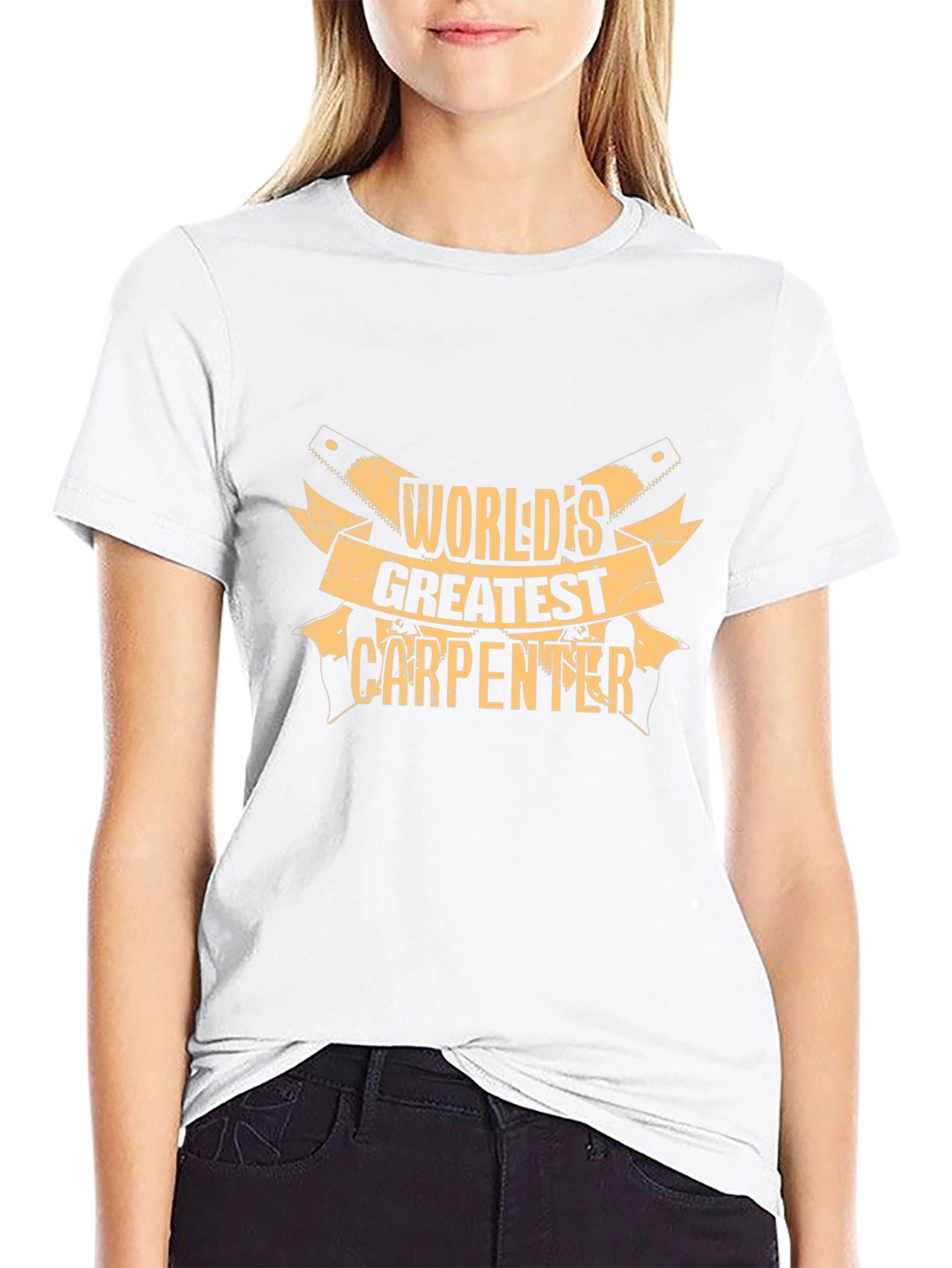 Worlds Greatest Carpenter Black T-Shirt