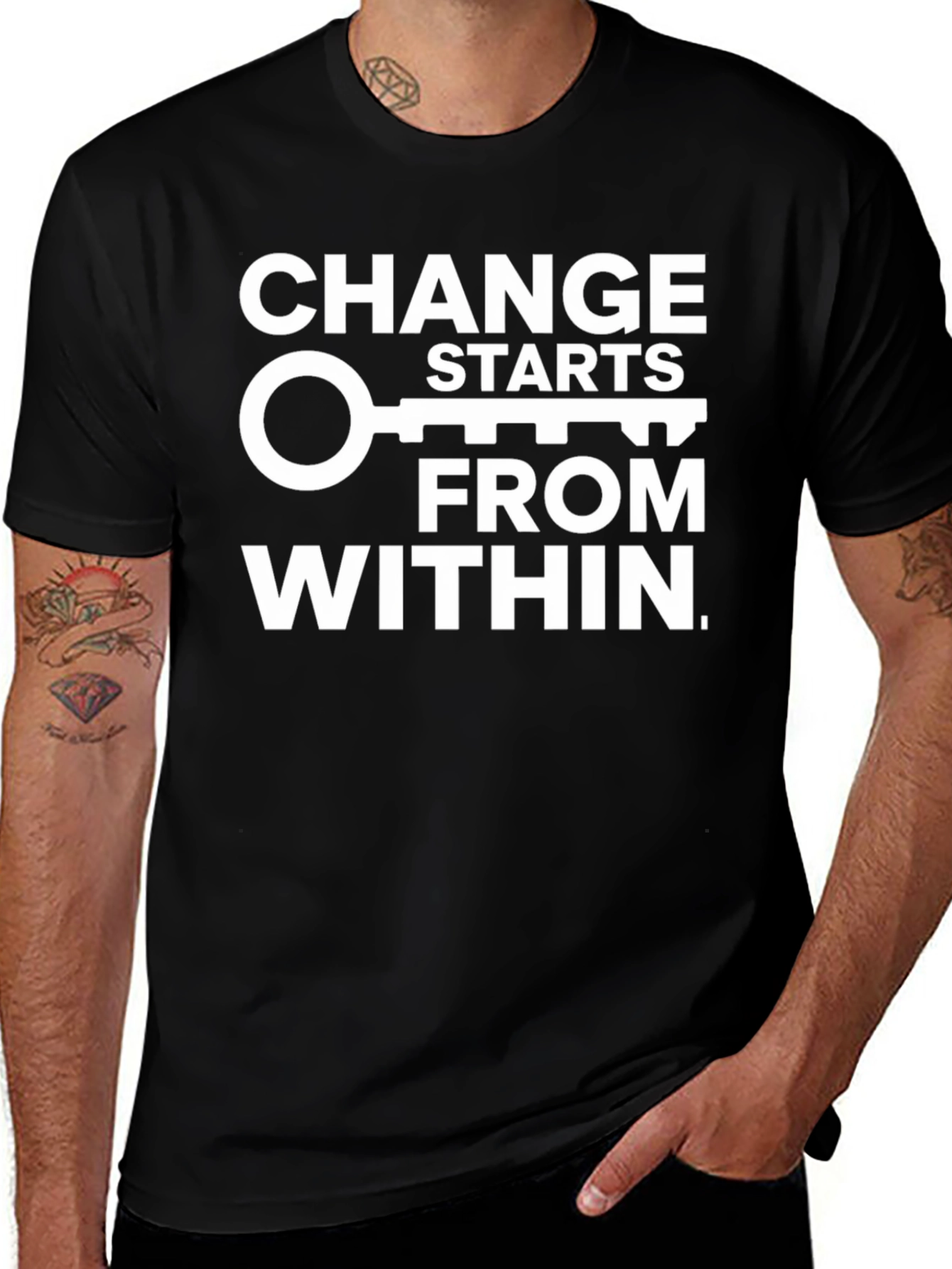 Change Starts Within T-Shirt - Motivational Tee