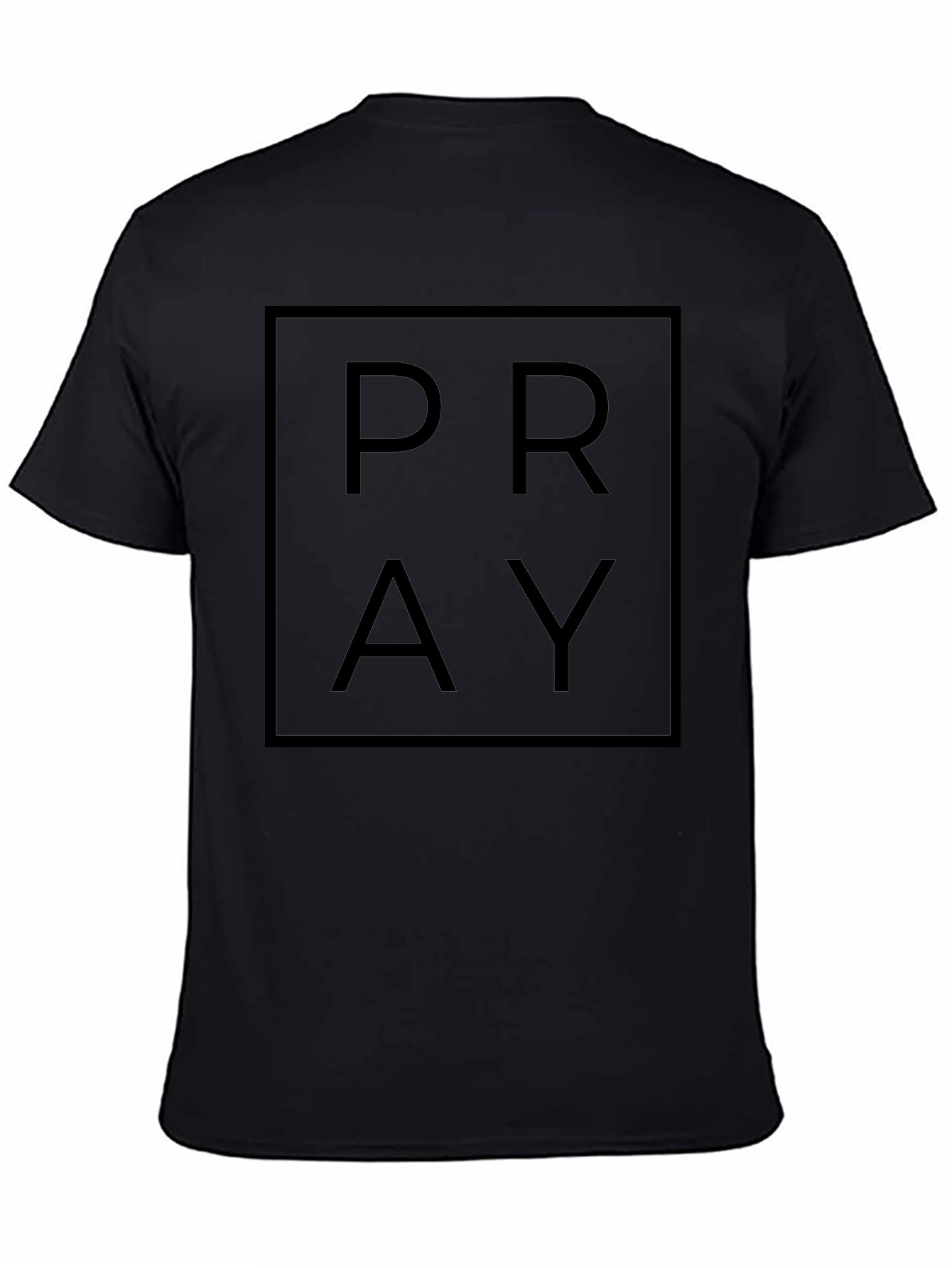 Pray Graphic T-Shirt - Black