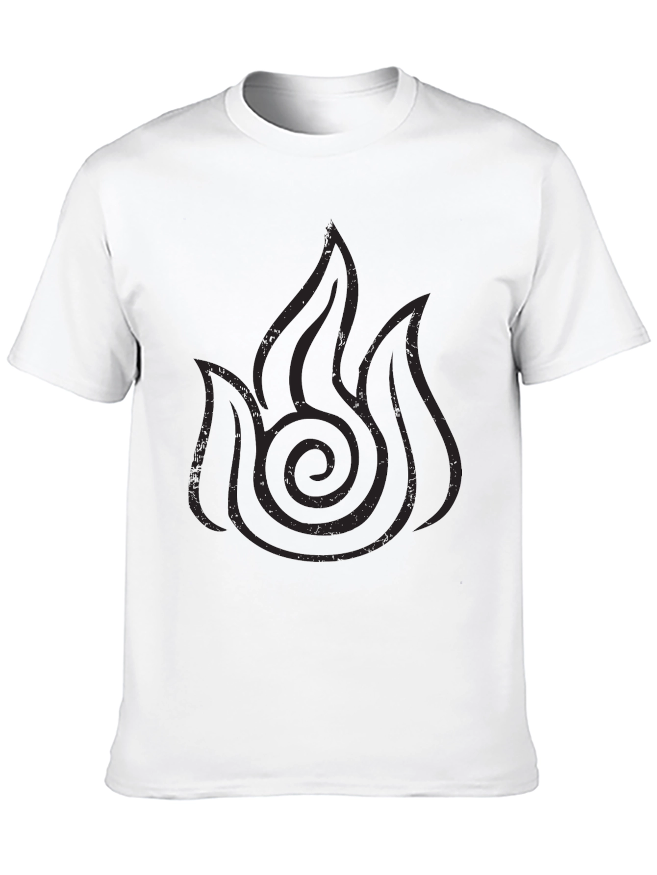 Fire Nation Symbol Black T-Shirt