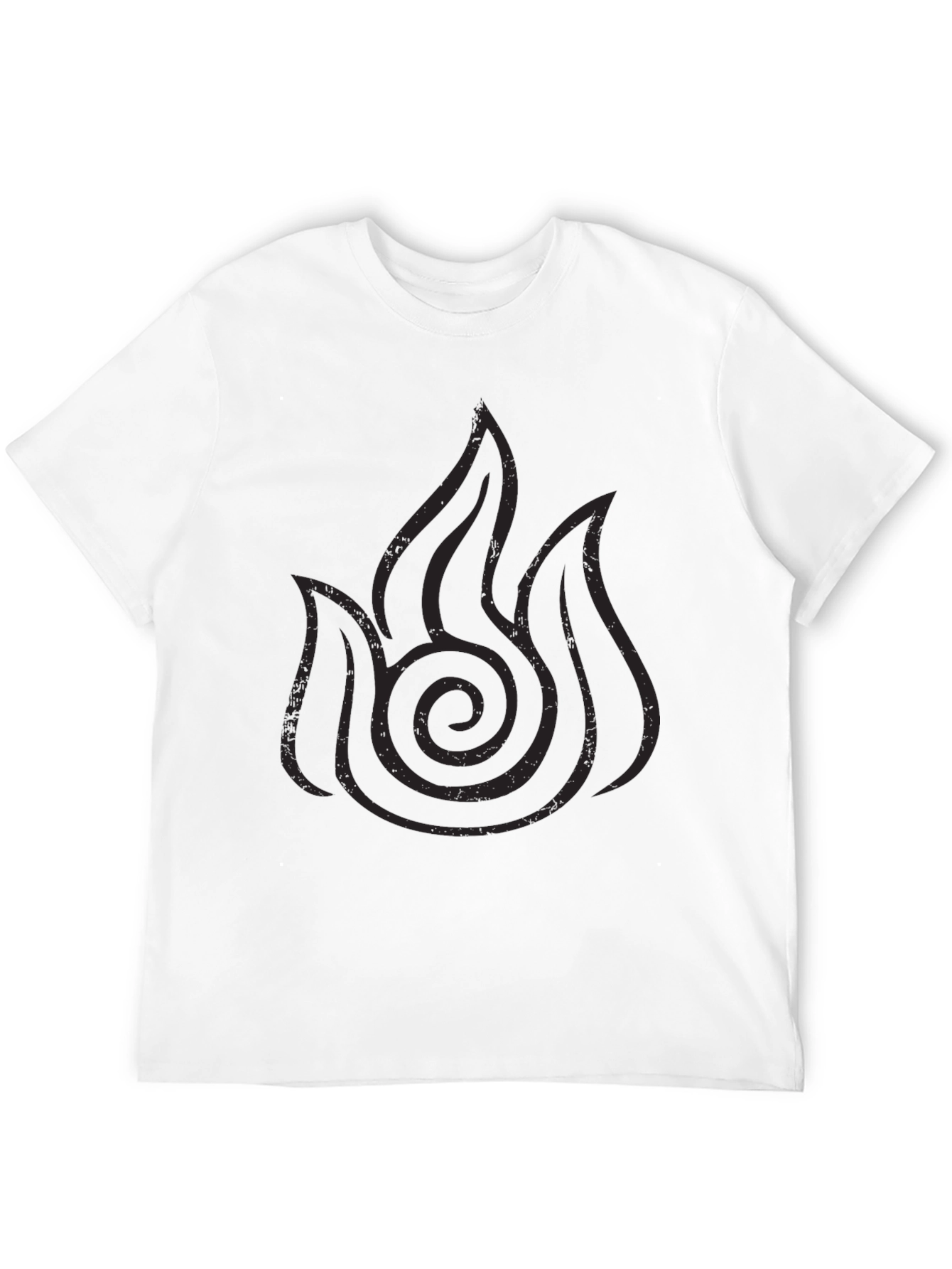 Fire Nation Symbol Black T-Shirt