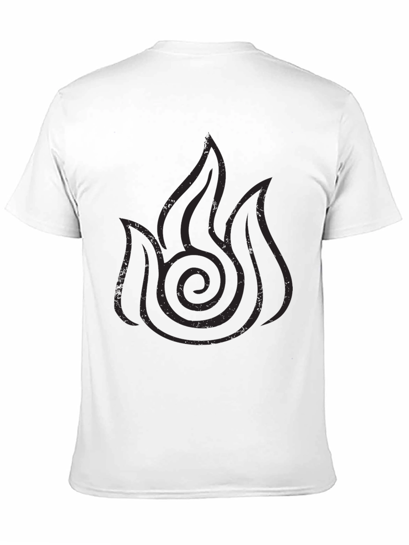 Fire Nation Symbol Black T-Shirt