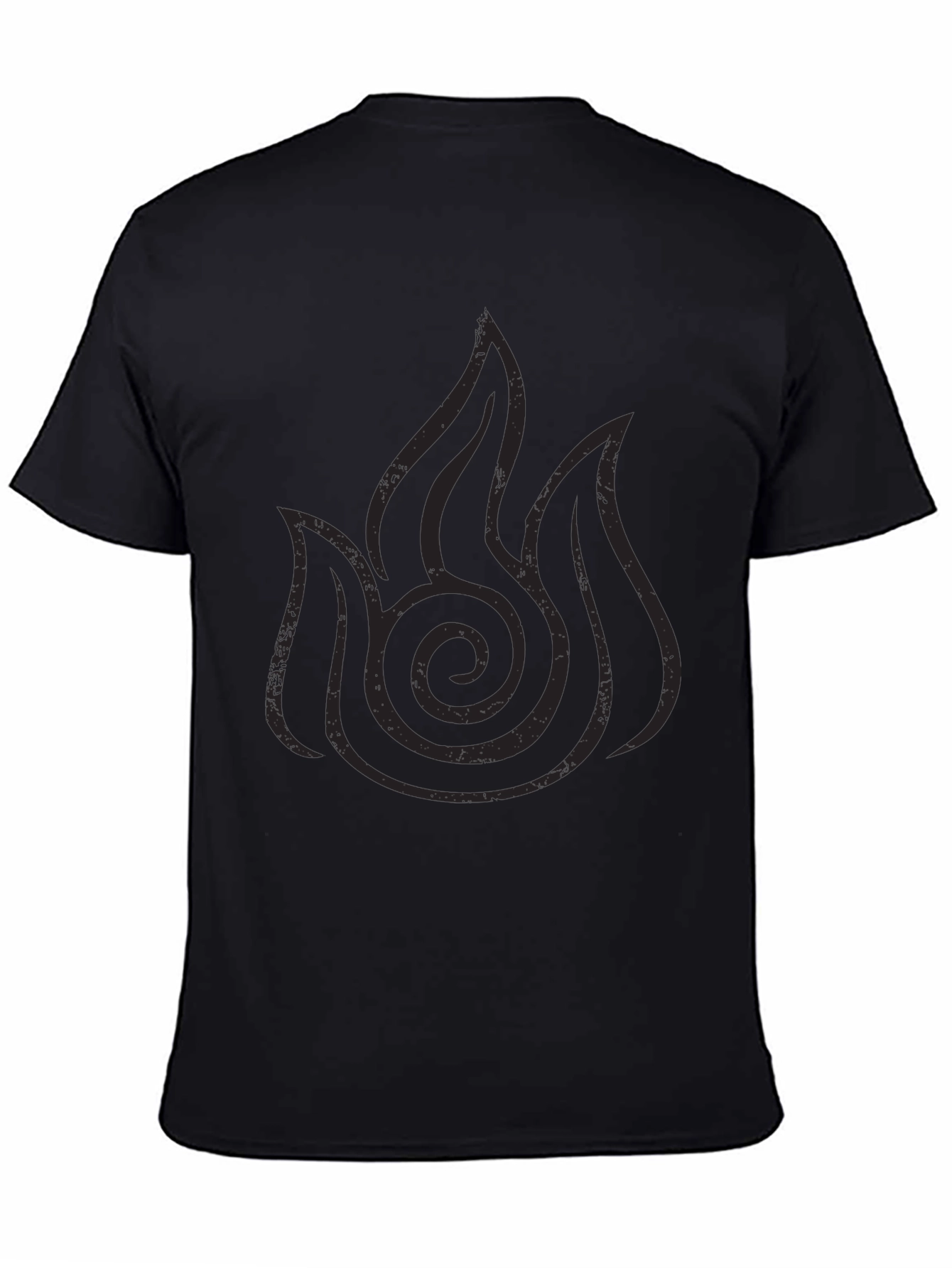Fire Nation Symbol Black T-Shirt