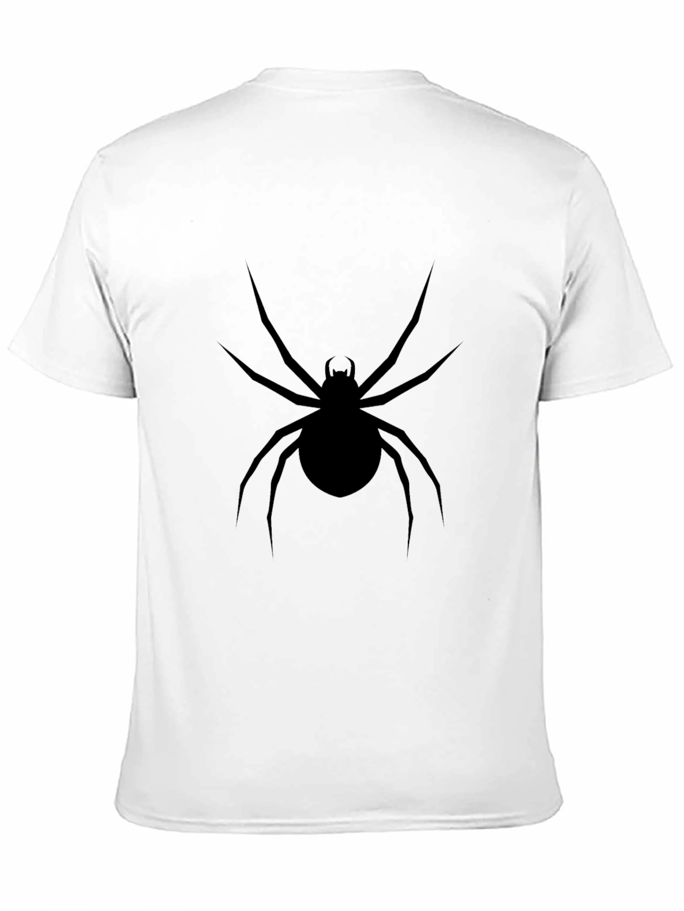 Black Spider Graphic Tee - Mens Casual Style