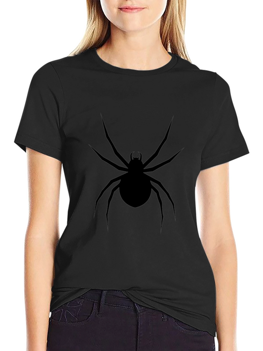 Black Spider Graphic Tee - Mens Casual Style