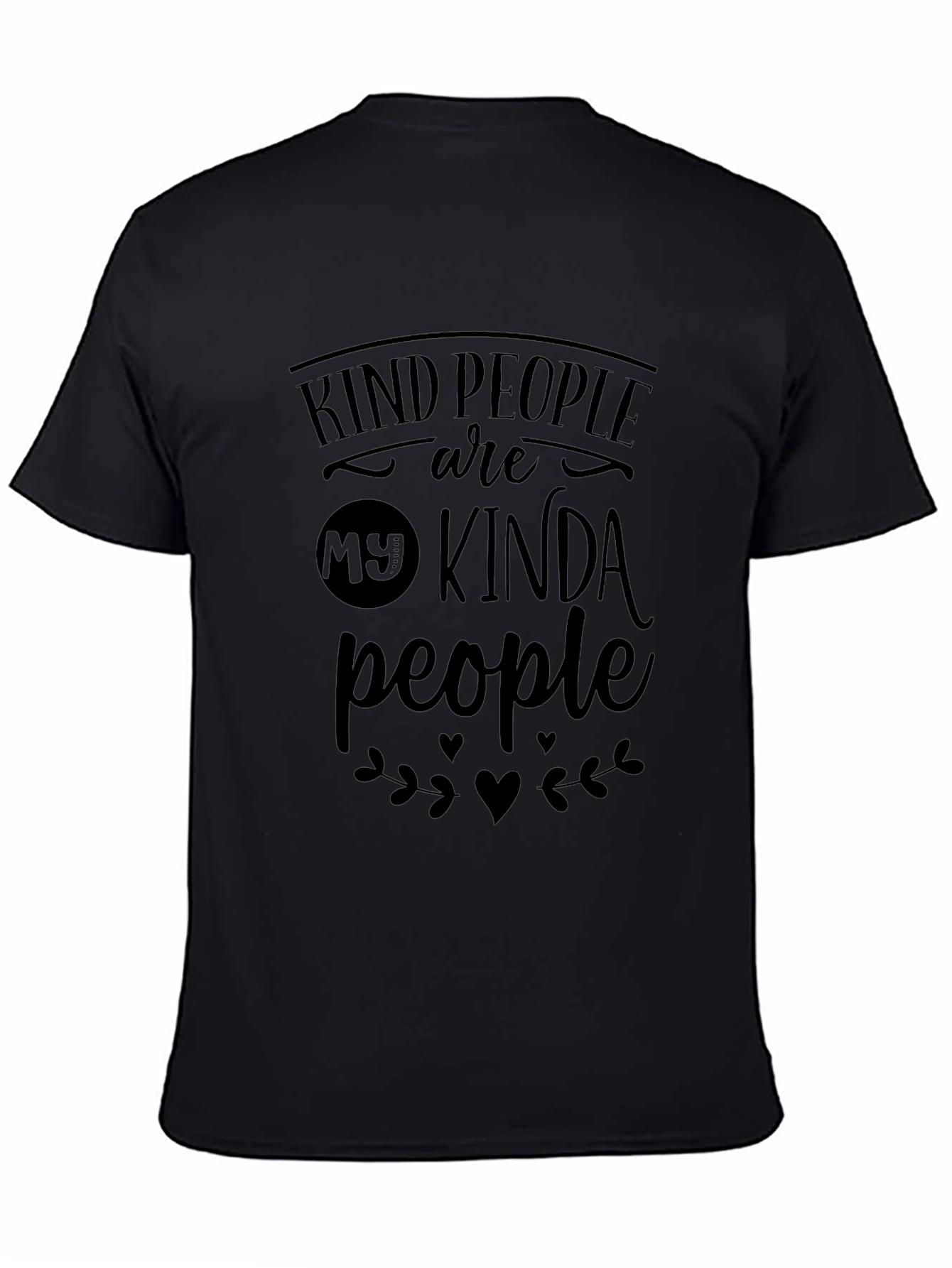 Kind People Graphic Tee - Unisex Black T-Shirt