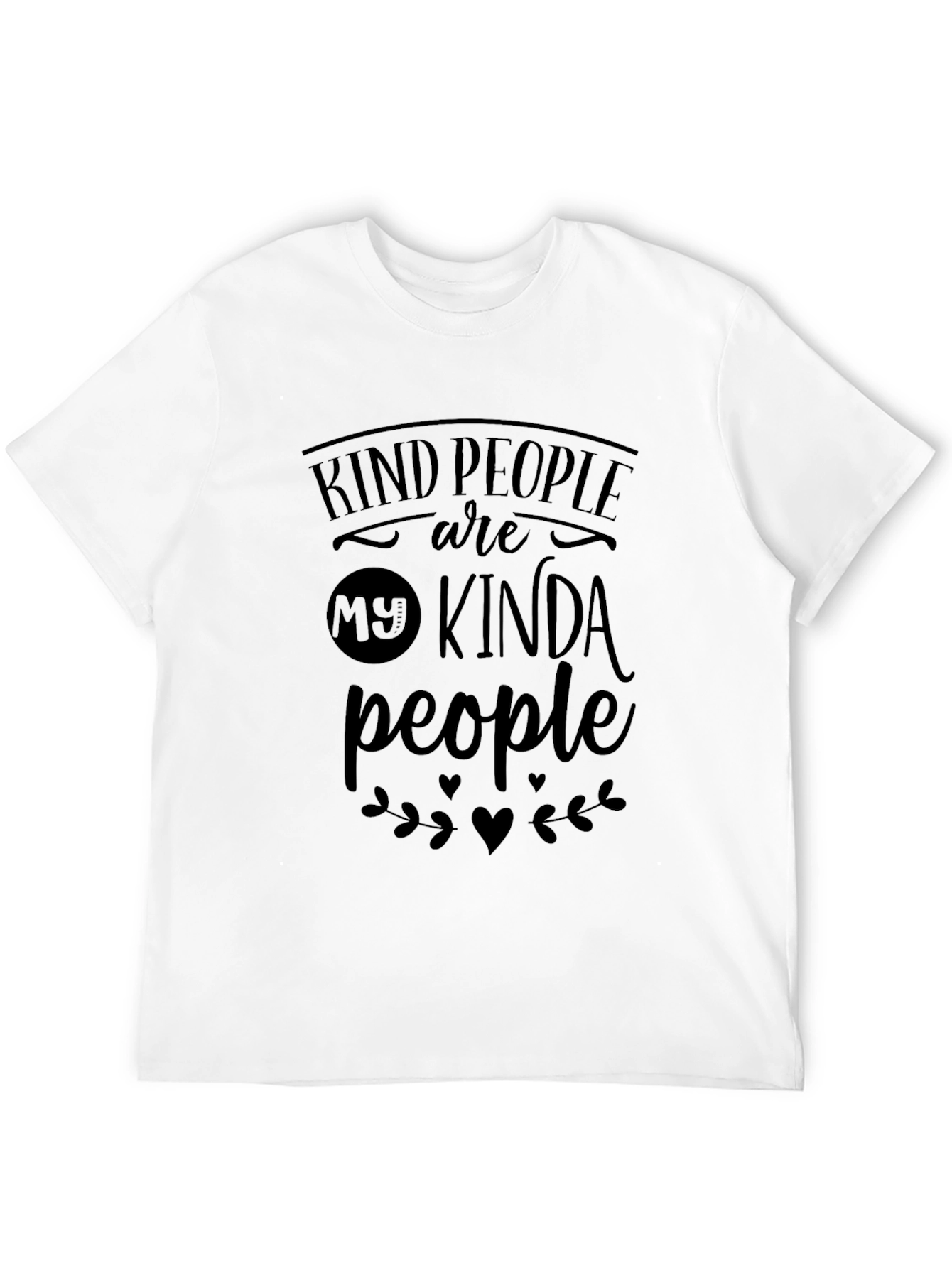Kind People Graphic Tee - Unisex Black T-Shirt