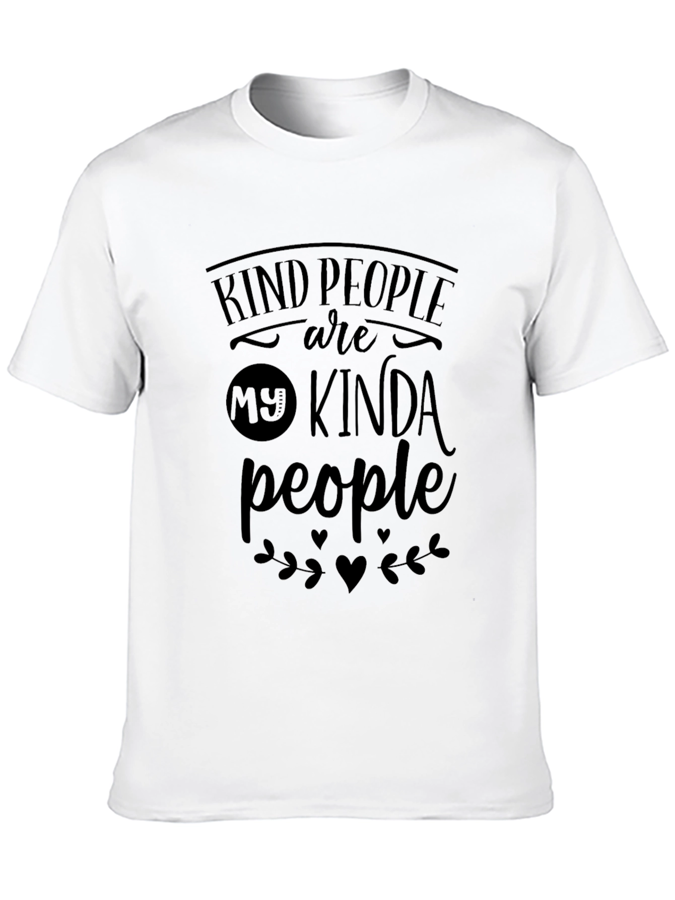 Kind People Graphic Tee - Unisex Black T-Shirt