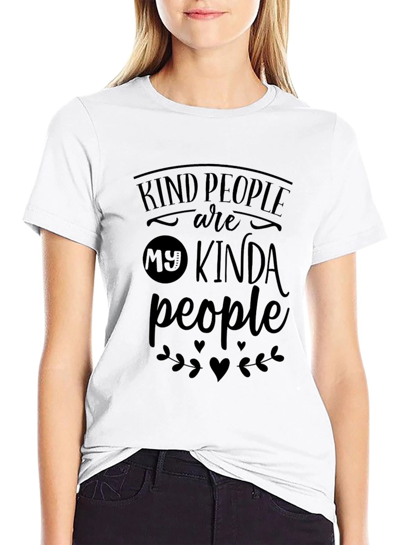 Kind People Graphic Tee - Unisex Black T-Shirt