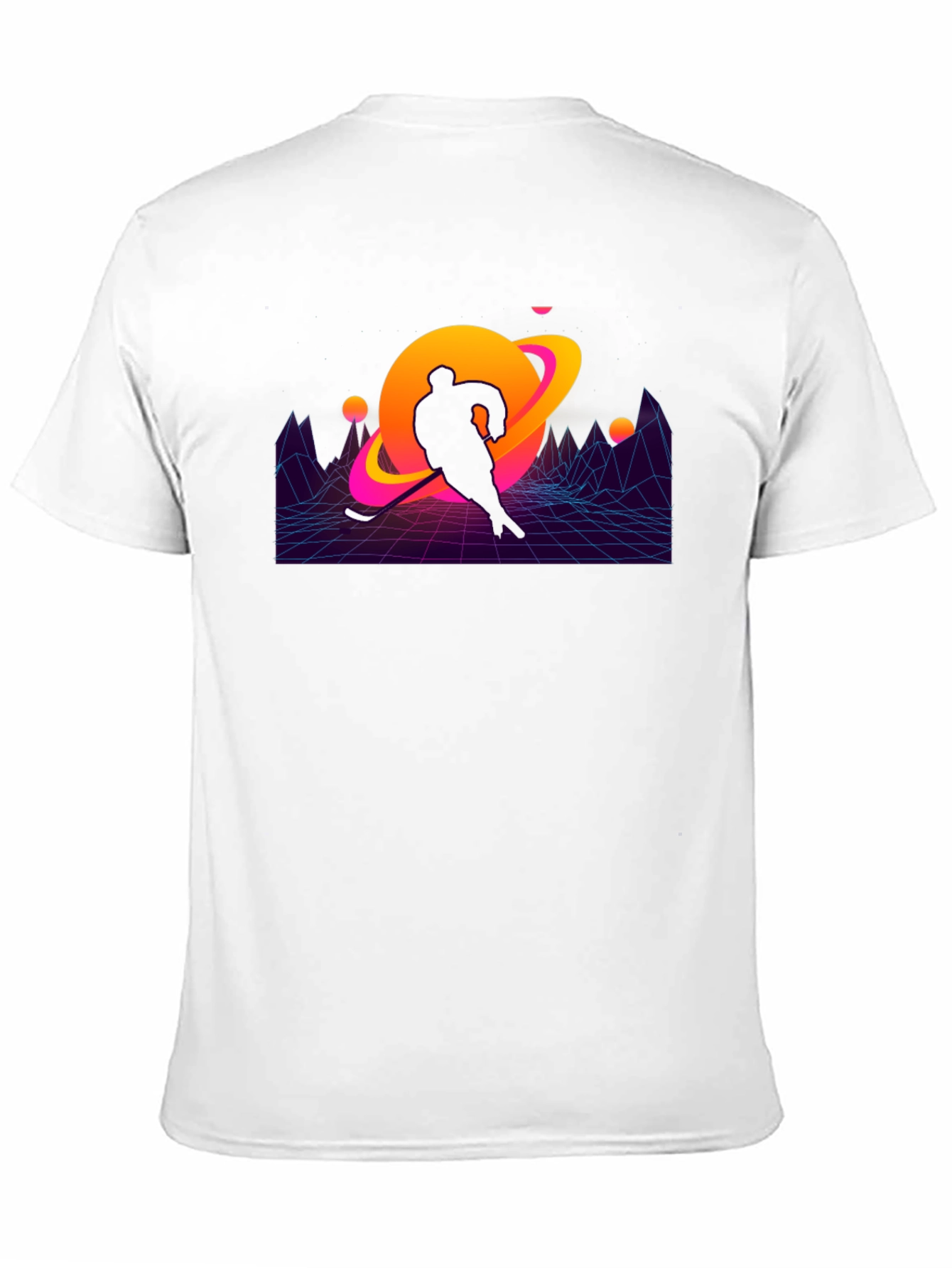 Retro Hockey Player T-Shirt
