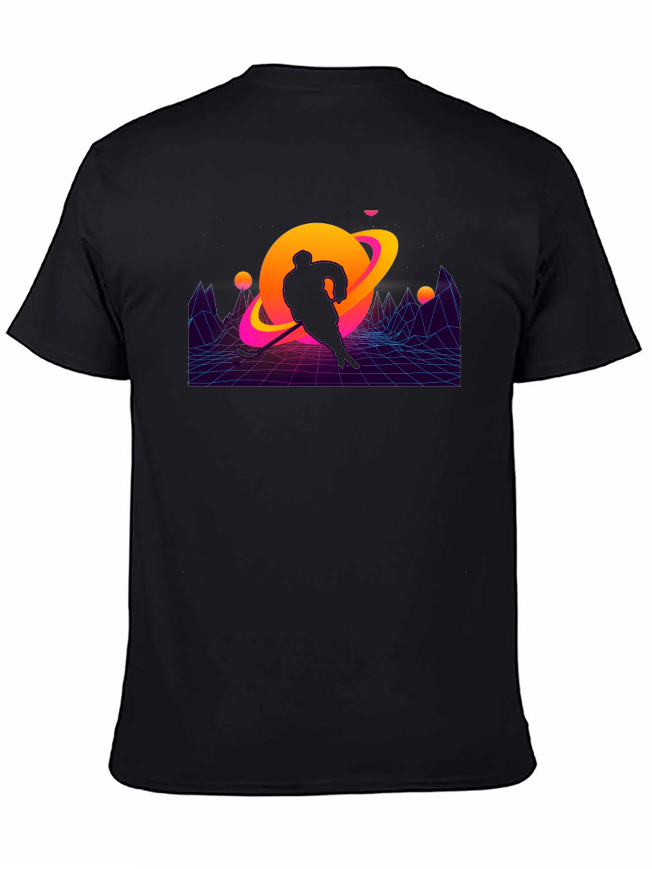 Retro Hockey Player T-Shirt