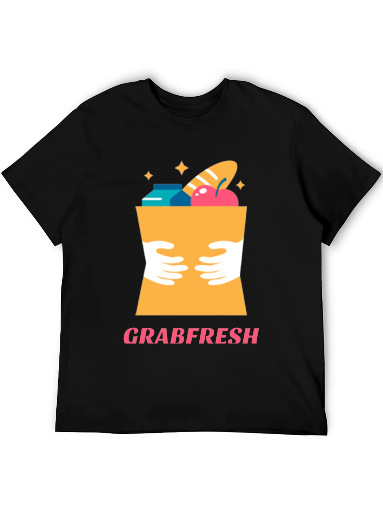 GrabFresh Graphic Tee - Black