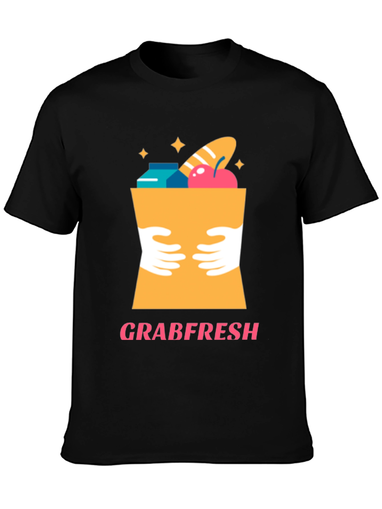 GrabFresh Graphic Tee - Black