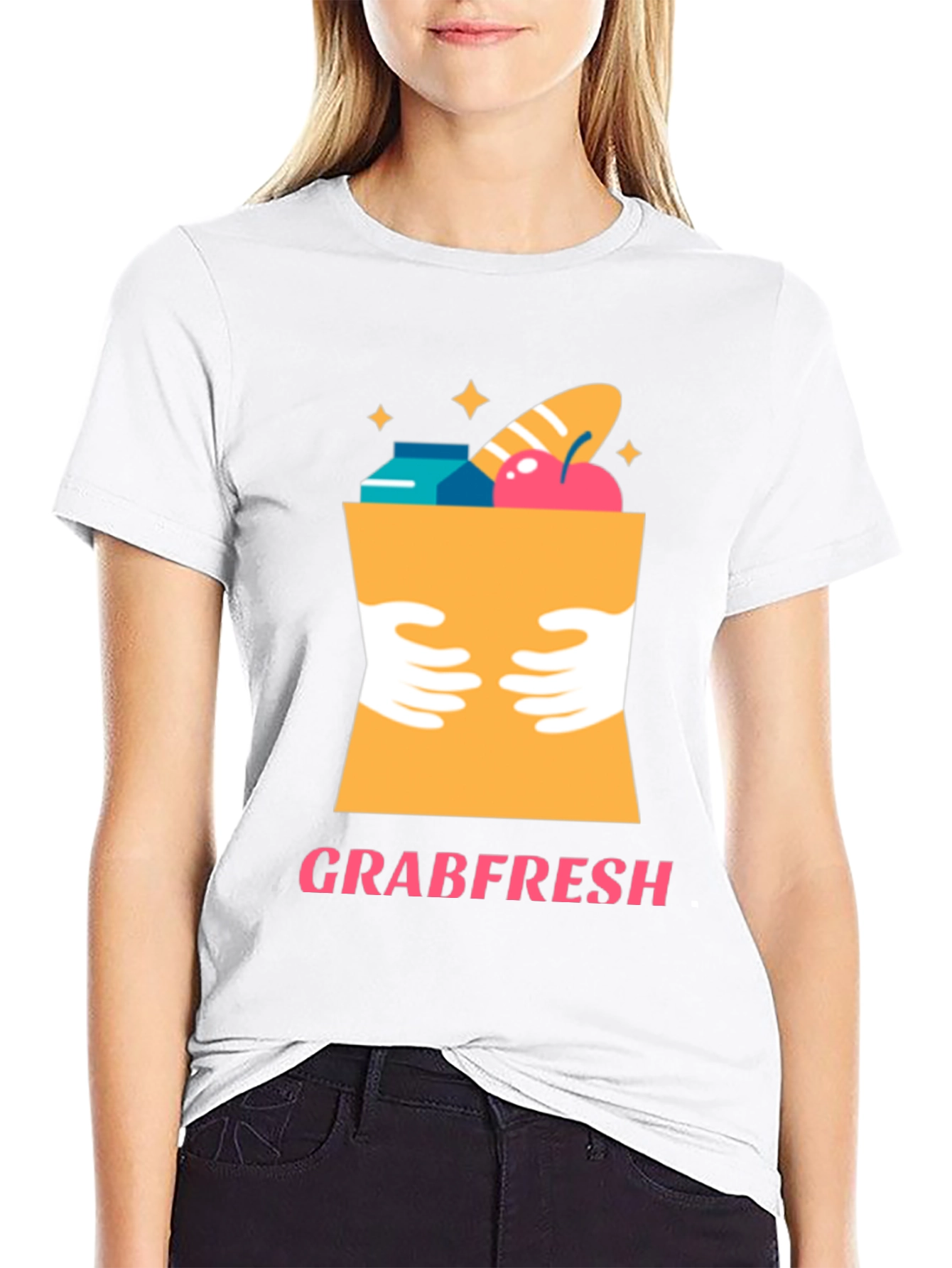 GrabFresh Graphic Tee - Black