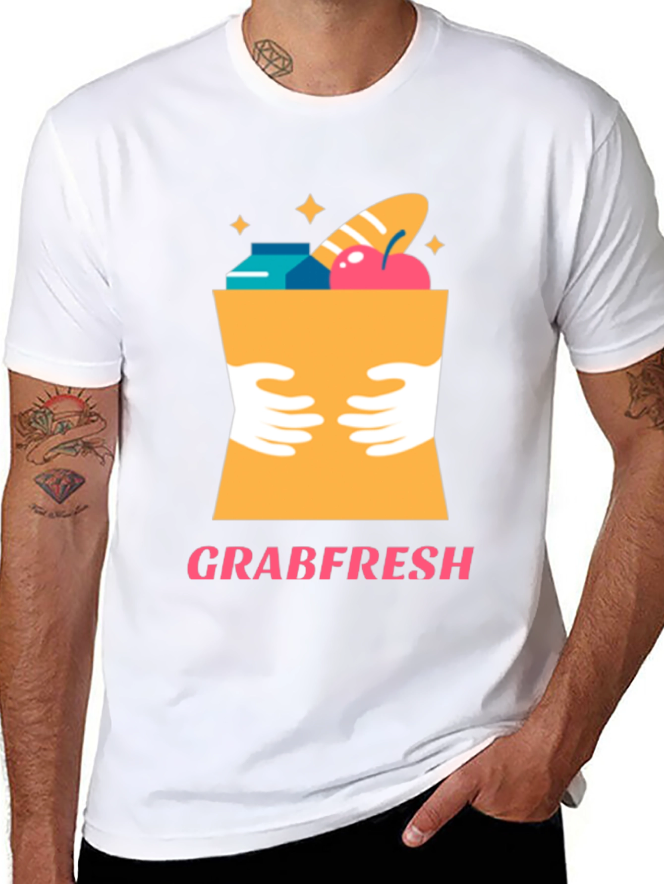 GrabFresh Graphic Tee - Black