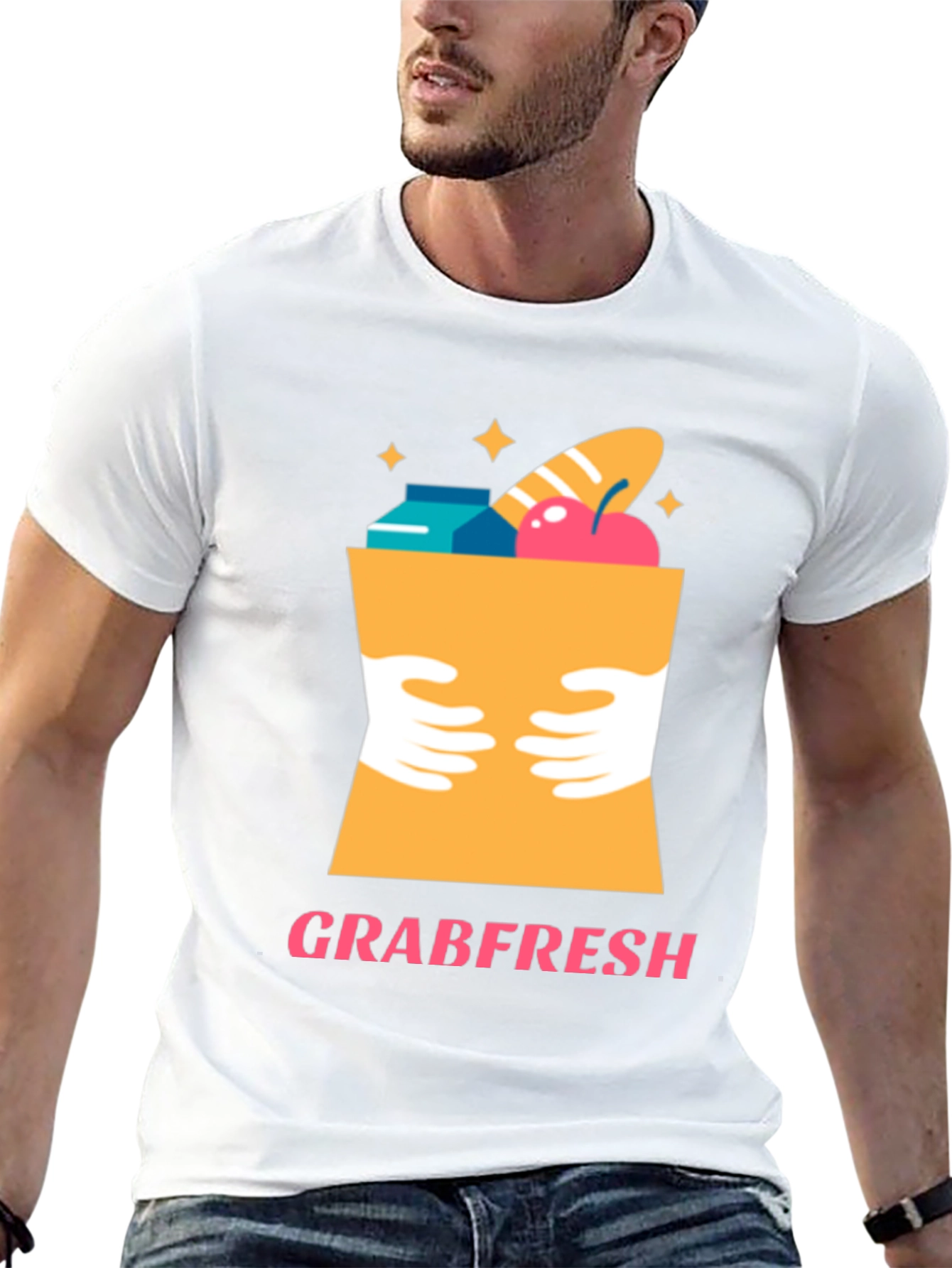GrabFresh Graphic Tee - Black
