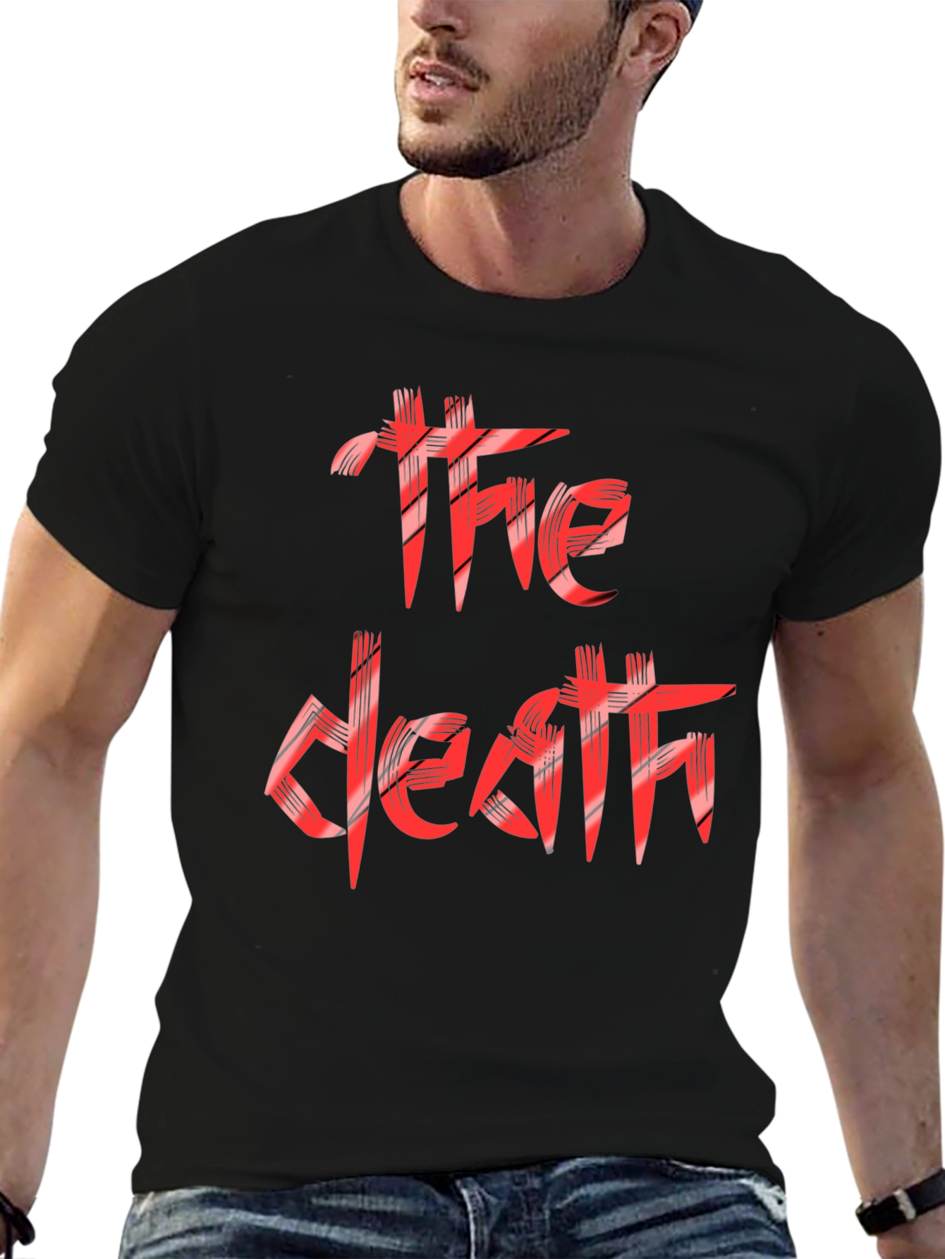 The Death Graphic Print Mens T-Shirt