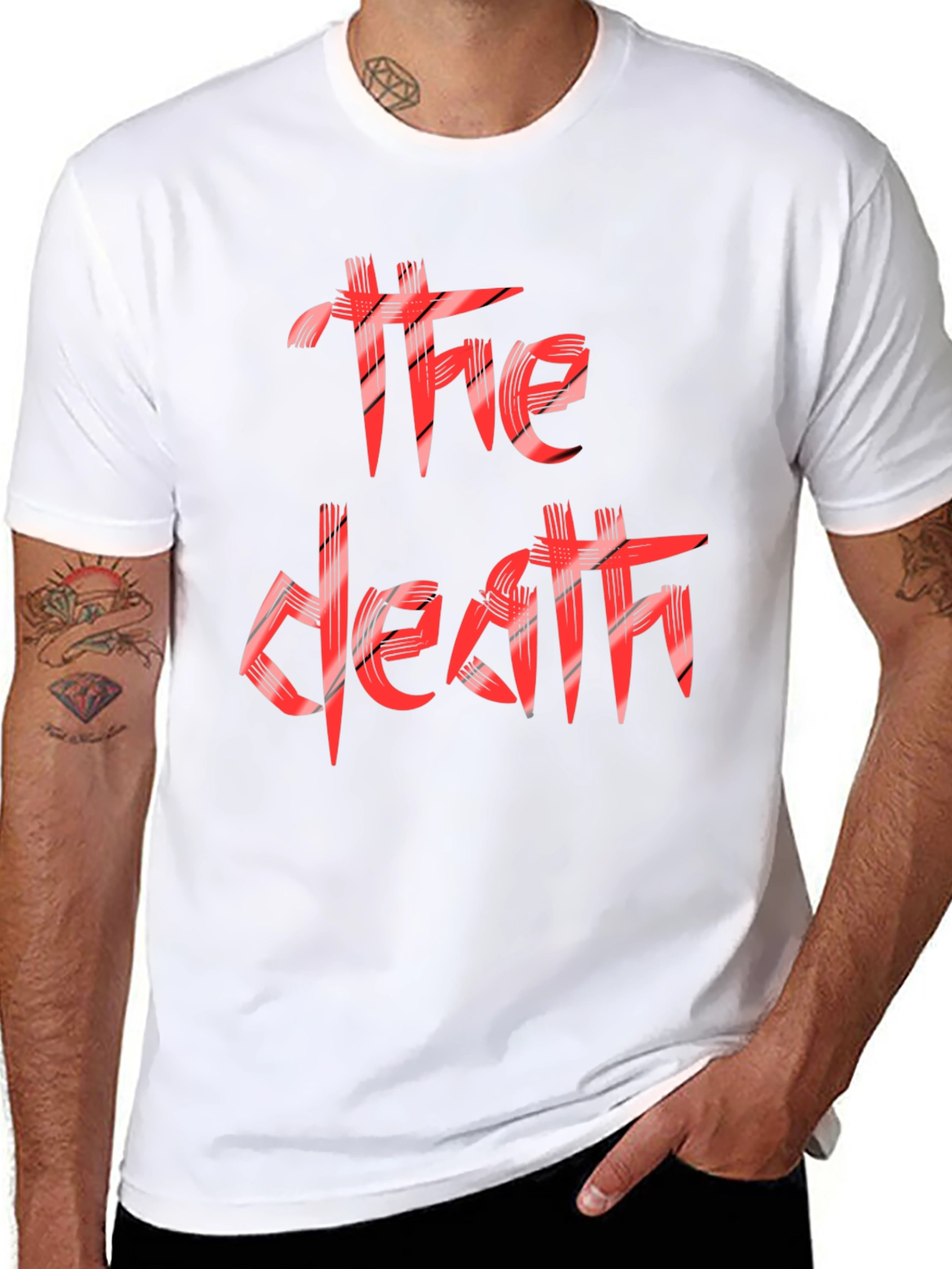 The Death Graphic Print Mens T-Shirt