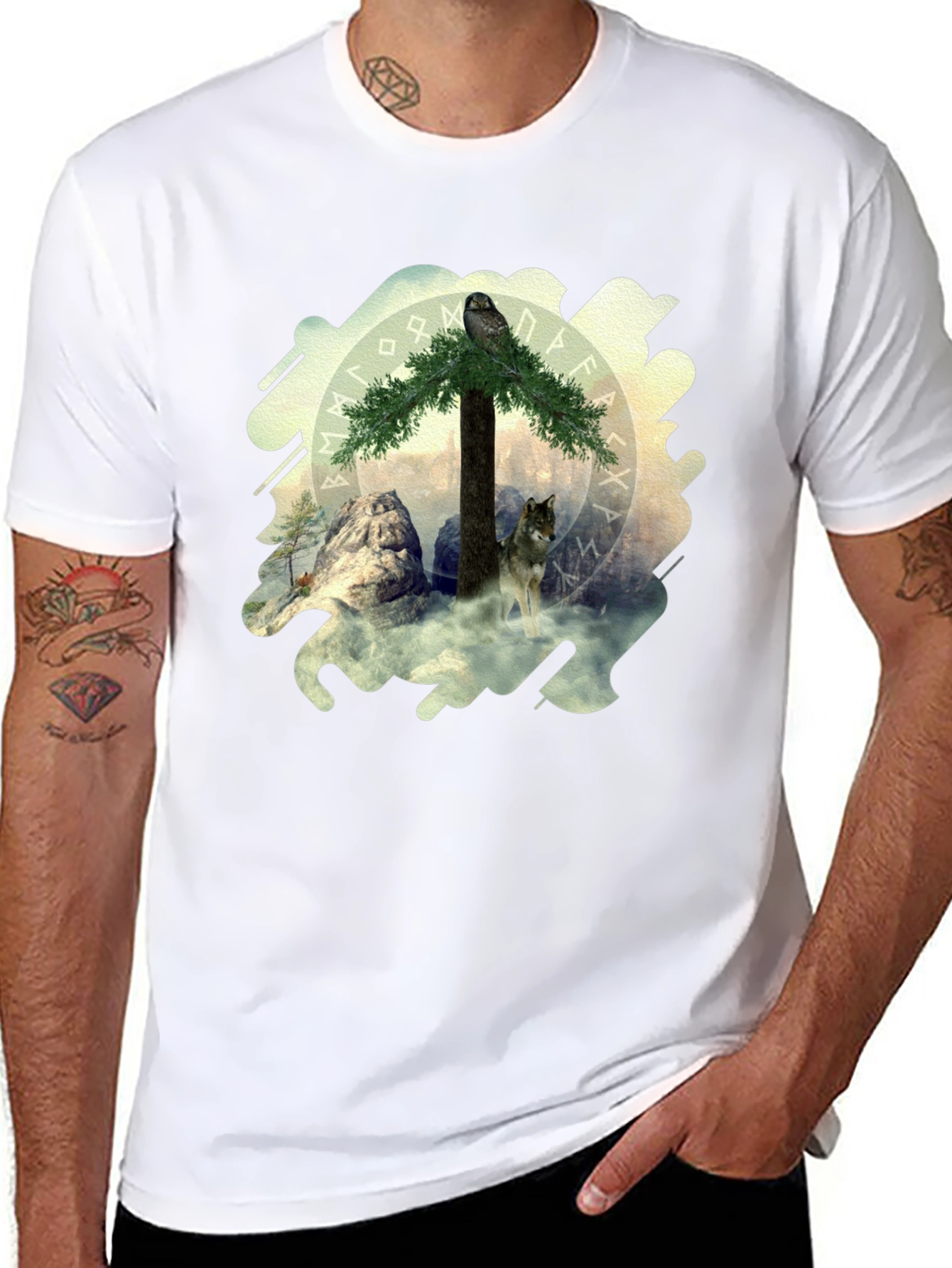Yggdrasil Viking T-Shirt - Norse Mythology