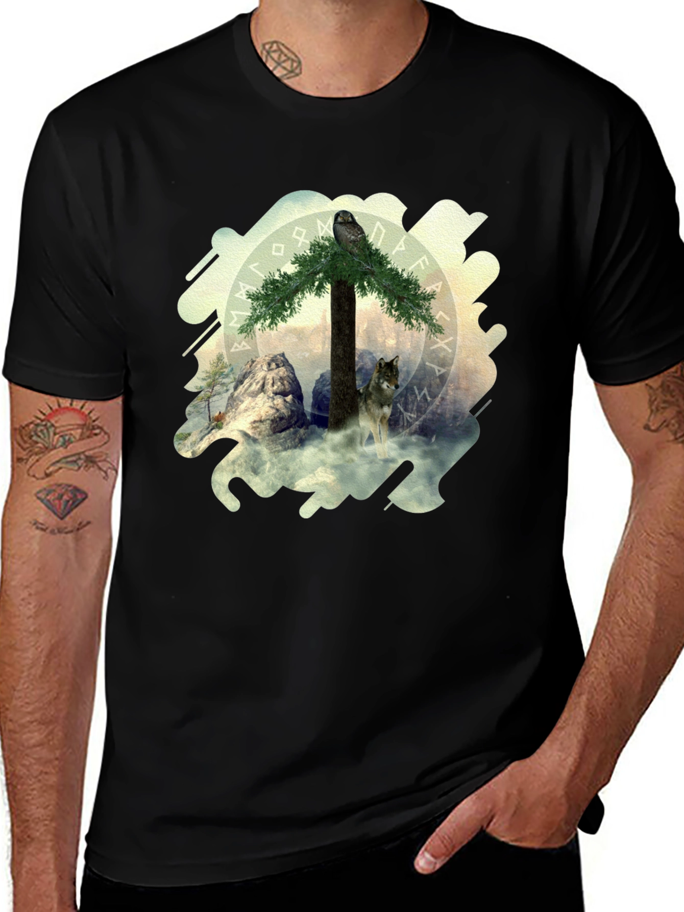 Yggdrasil Viking T-Shirt - Norse Mythology