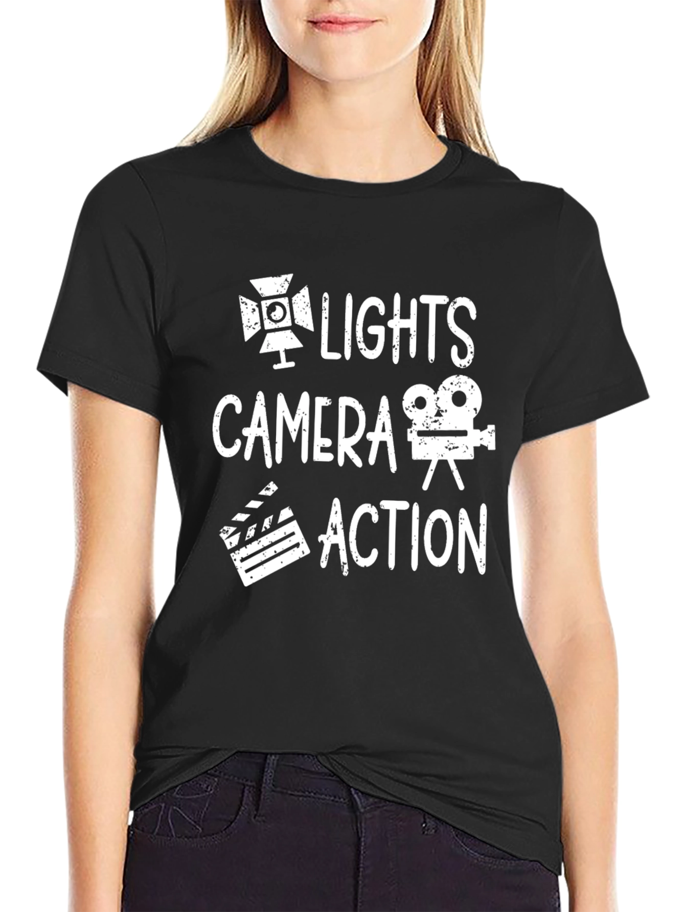 Lights Camera Action Graphic Tee