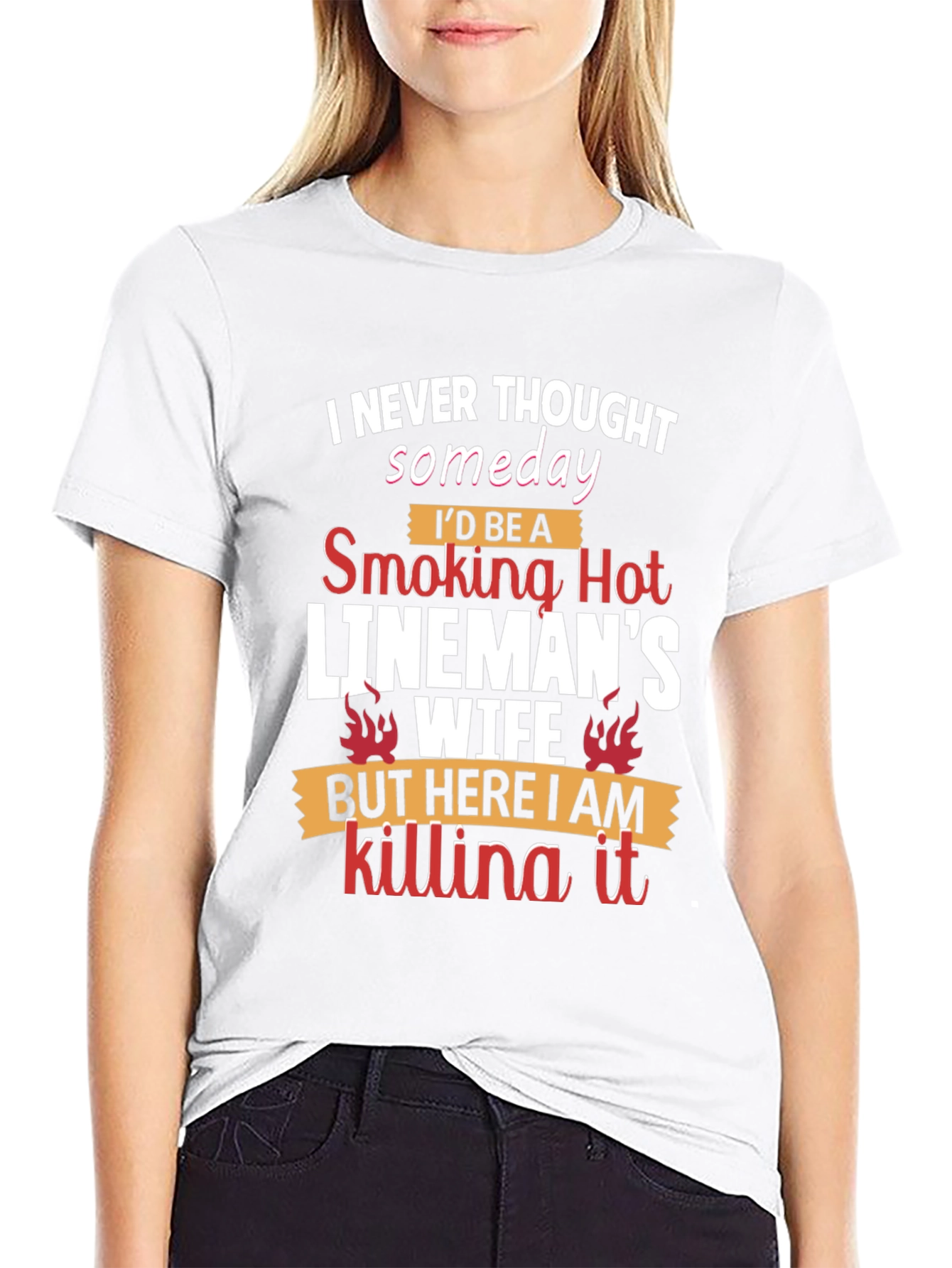 Smoking Hot Linemans Wife T-Shirt