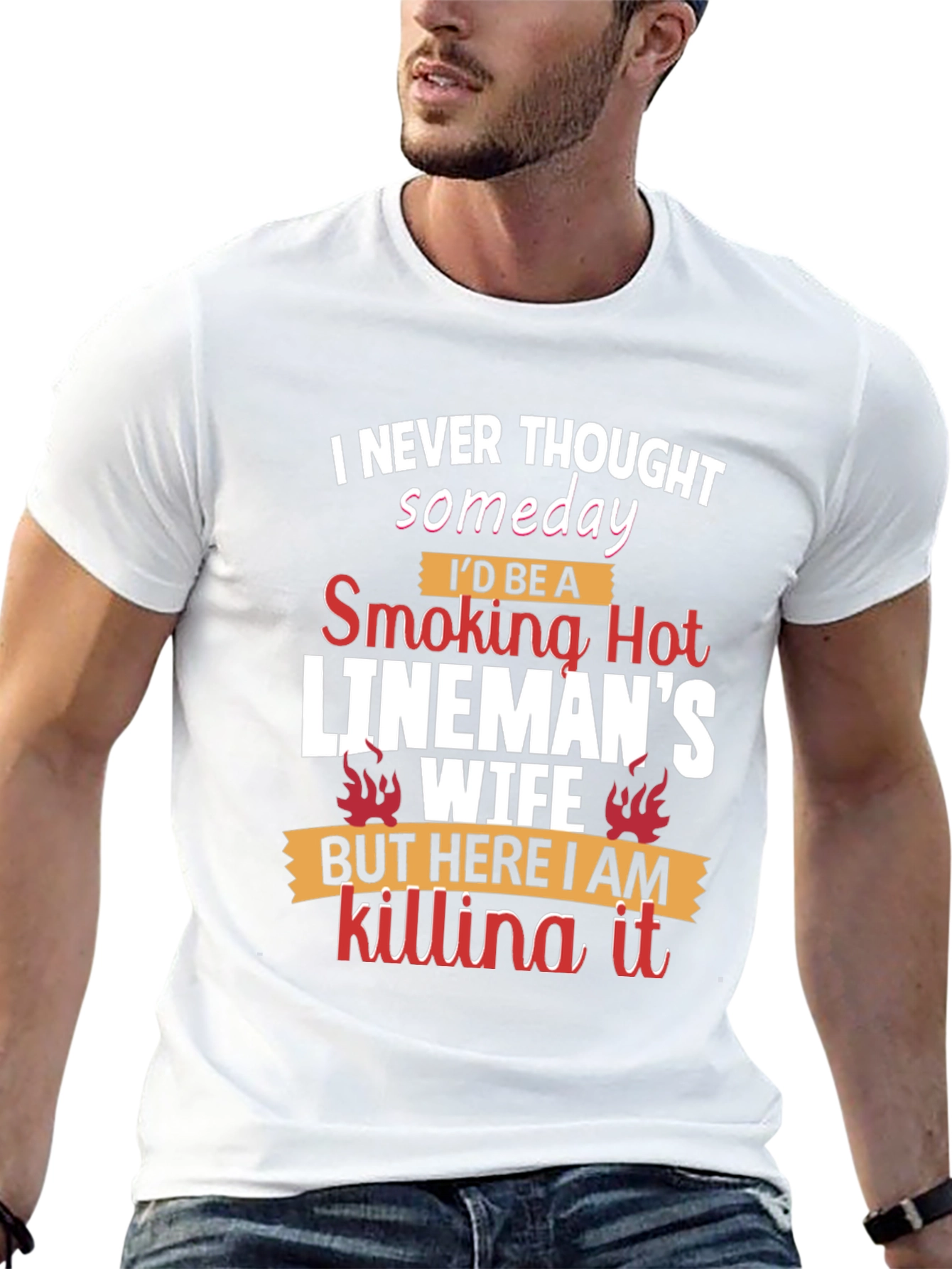 Smoking Hot Linemans Wife T-Shirt