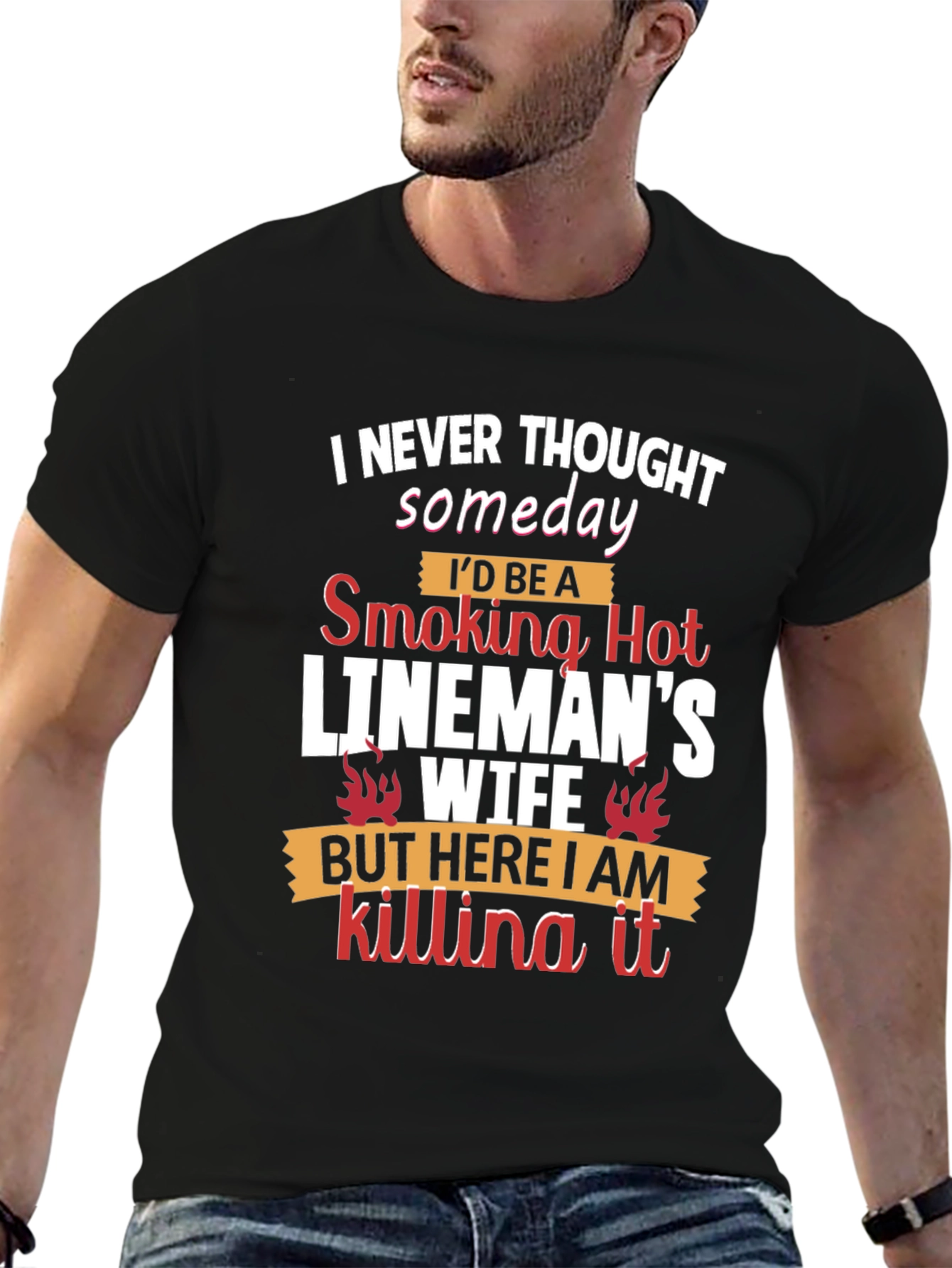 Smoking Hot Linemans Wife T-Shirt