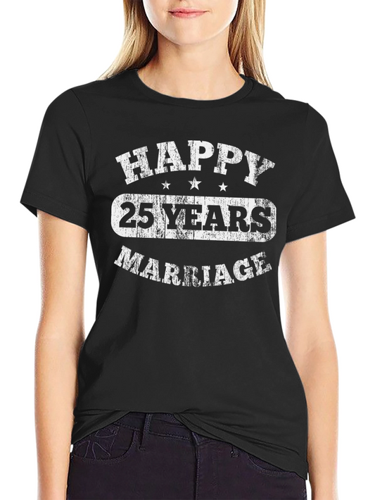 Happy 25th Anniversary Marriage T-Shirt