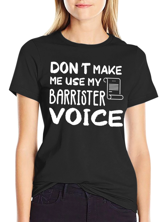 Barrister Voice Funny Graphic T-Shirt