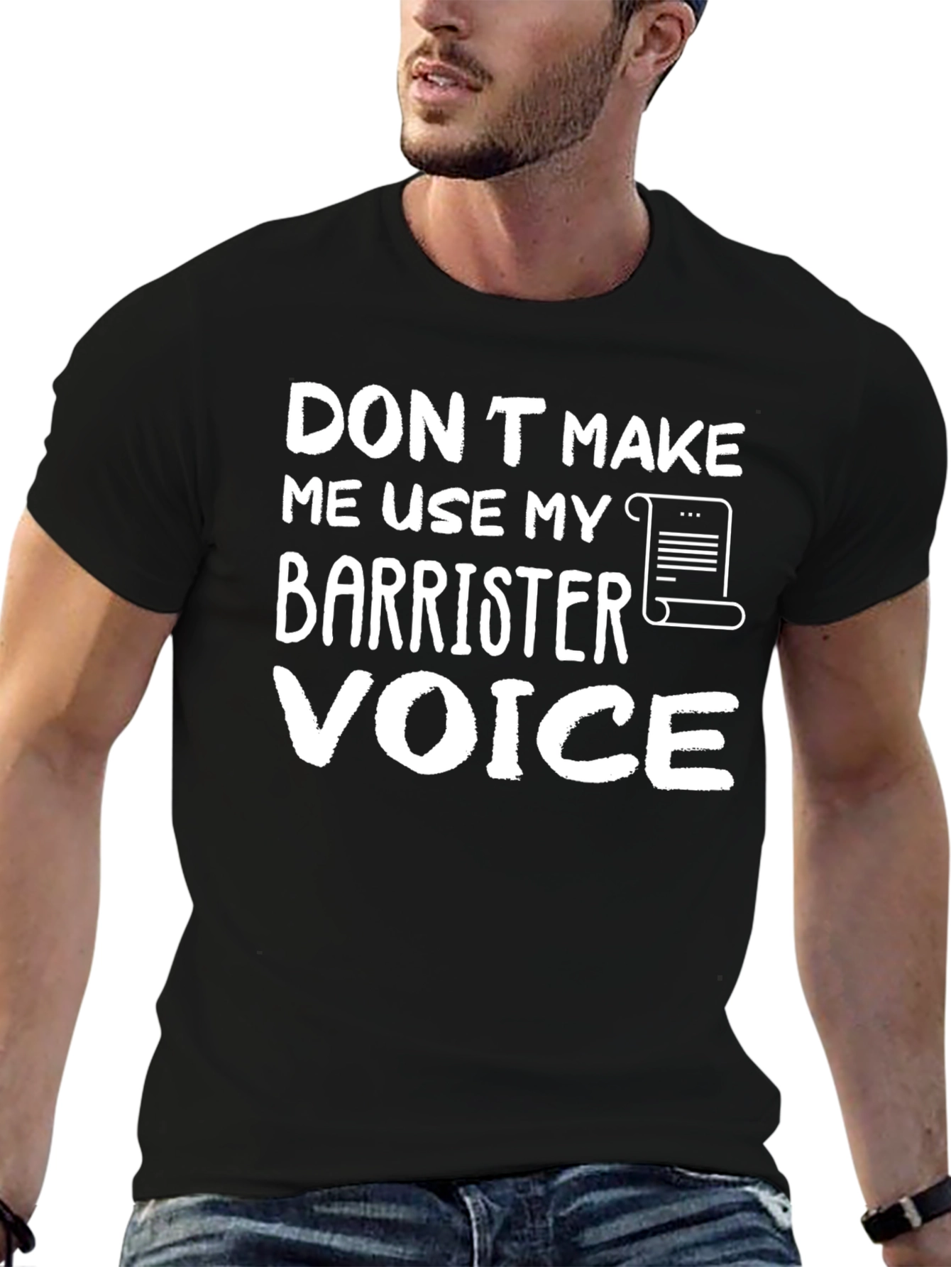 Barrister Voice Funny Graphic T-Shirt